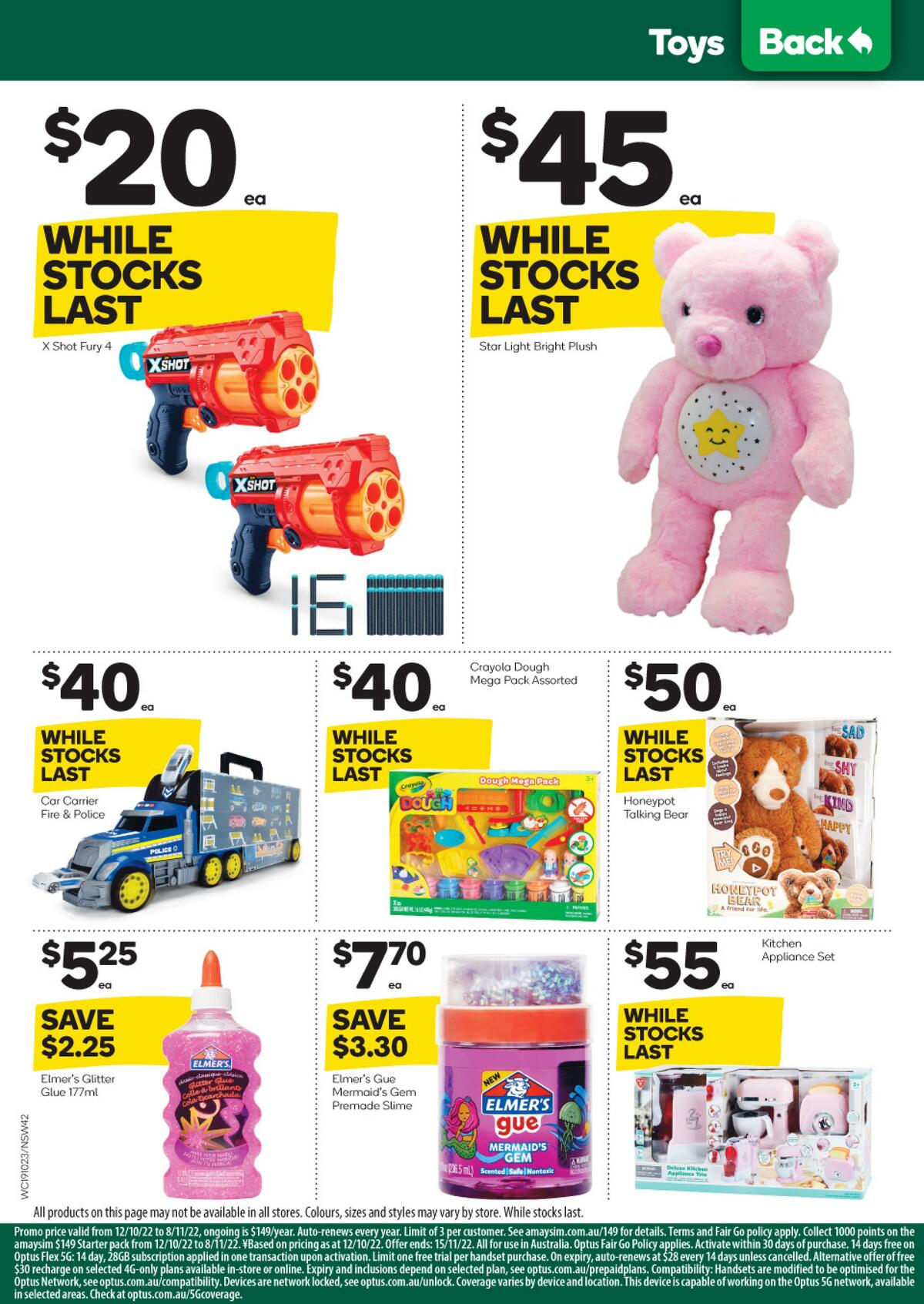 Woolworths Catalogues from 19 October