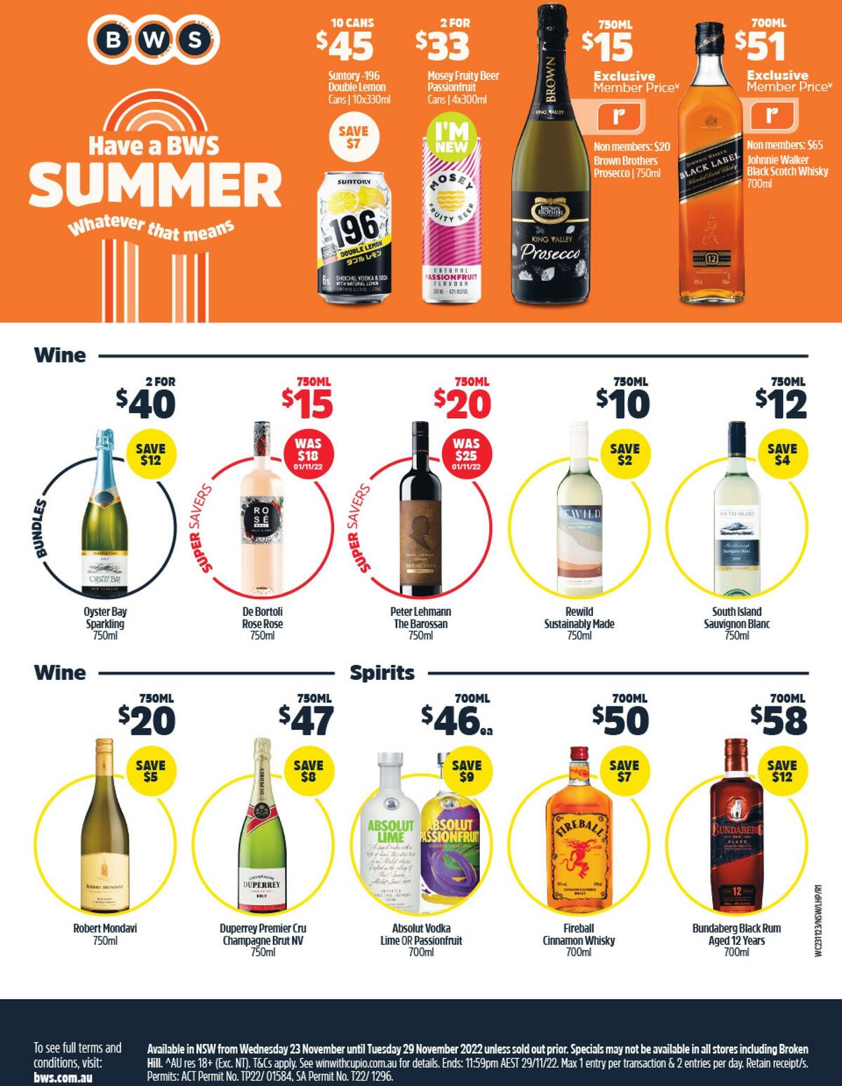 Woolworths Catalogues from 23 November