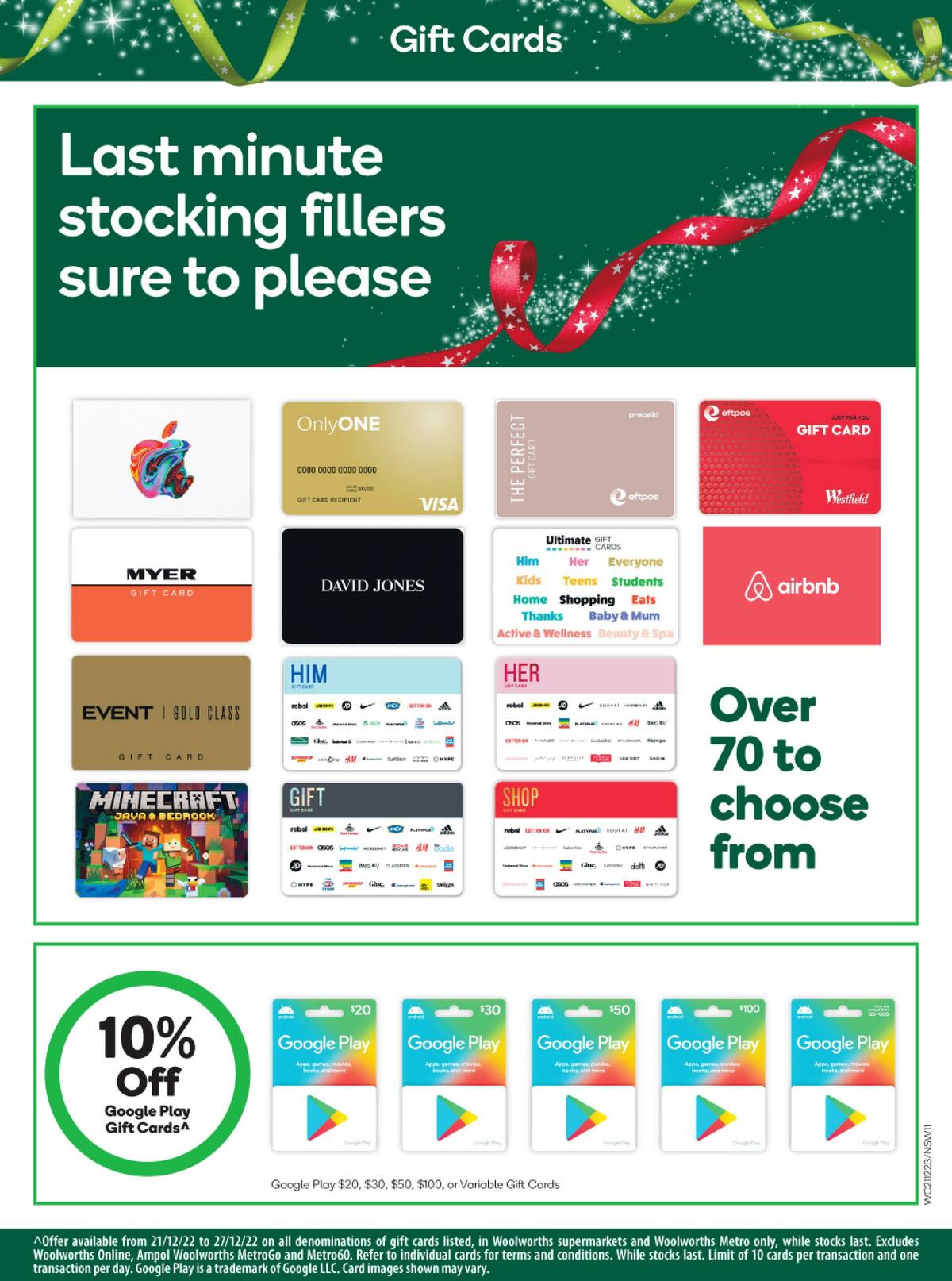 Woolworths Catalogues from 21 December