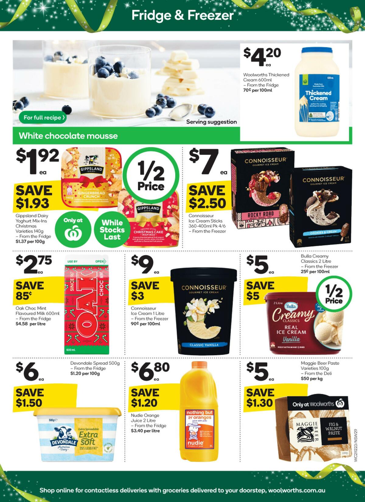 Woolworths Catalogues from 21 December