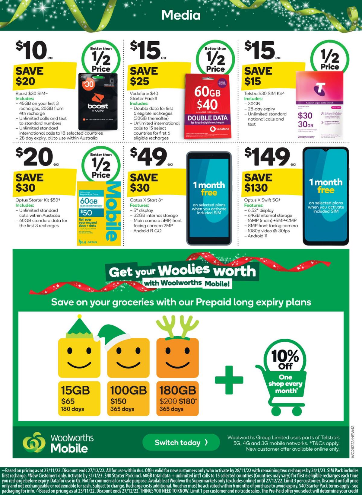 Woolworths Catalogues from 21 December