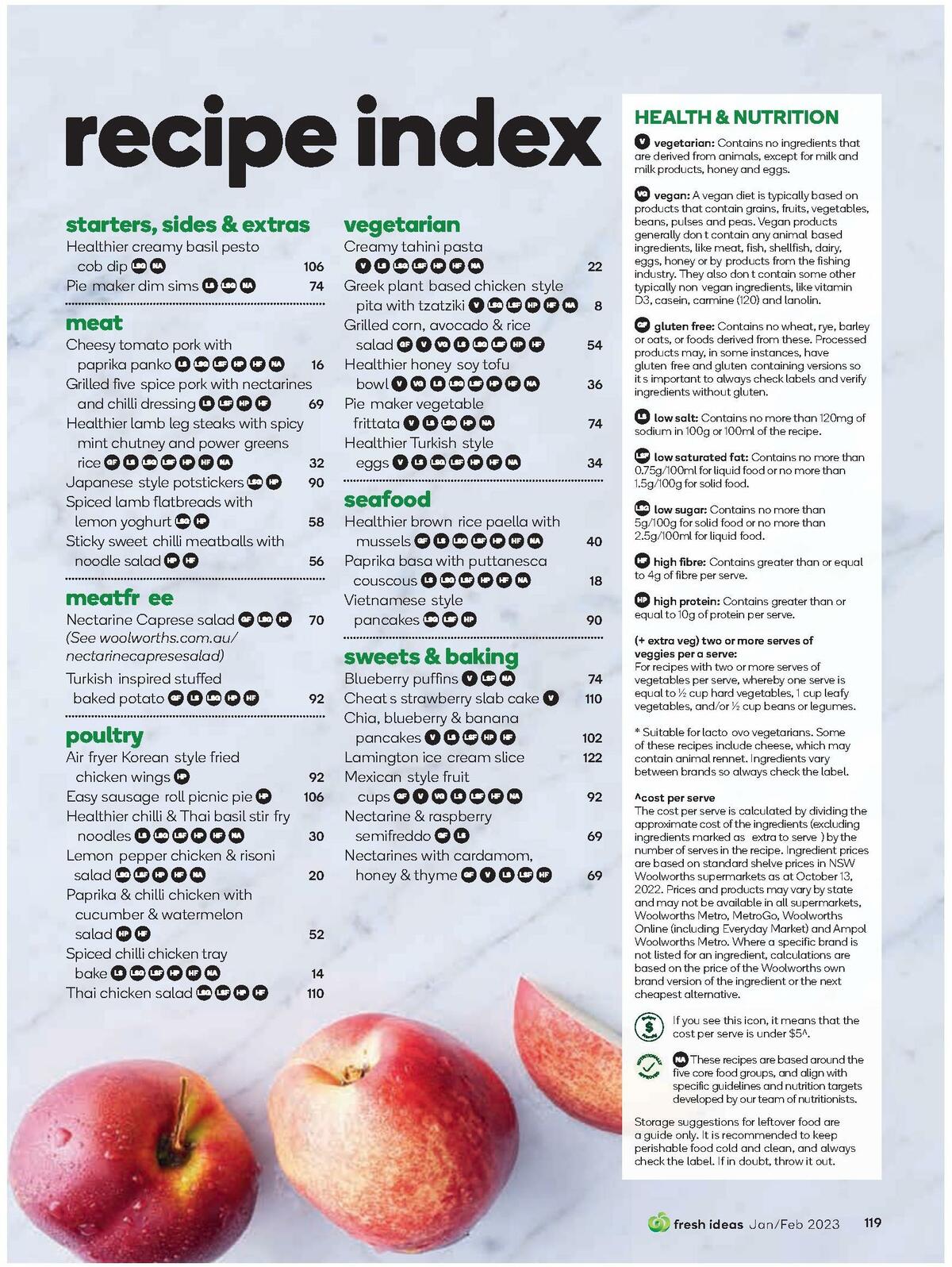 Woolworths Fresh Ideas Magazine January/February Catalogues from 1 January