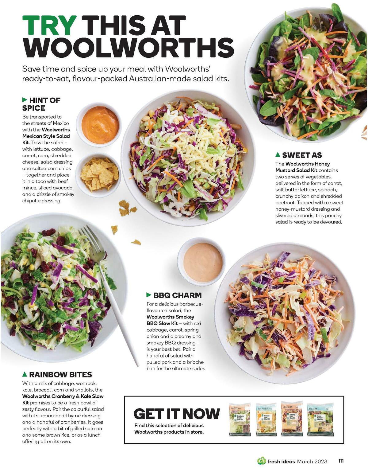 Woolworths Fresh Ideas Magazine March Catalogues from 1 March