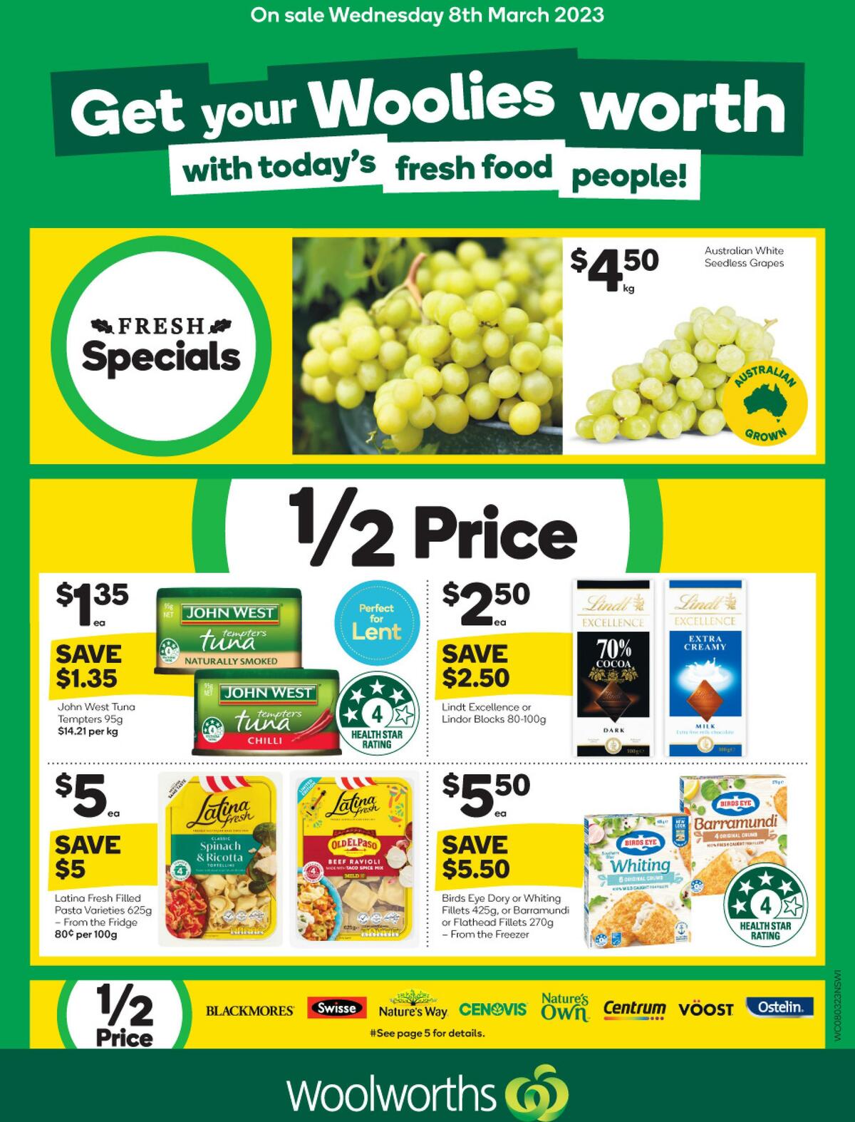 Woolworths Catalogues from 8 March