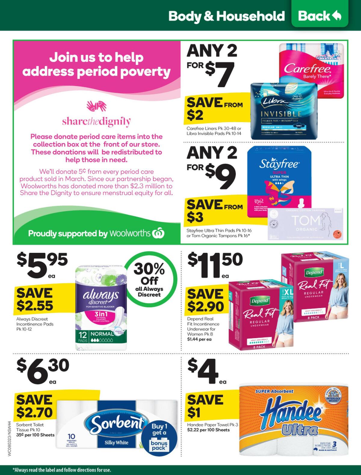 Woolworths Catalogues from 8 March