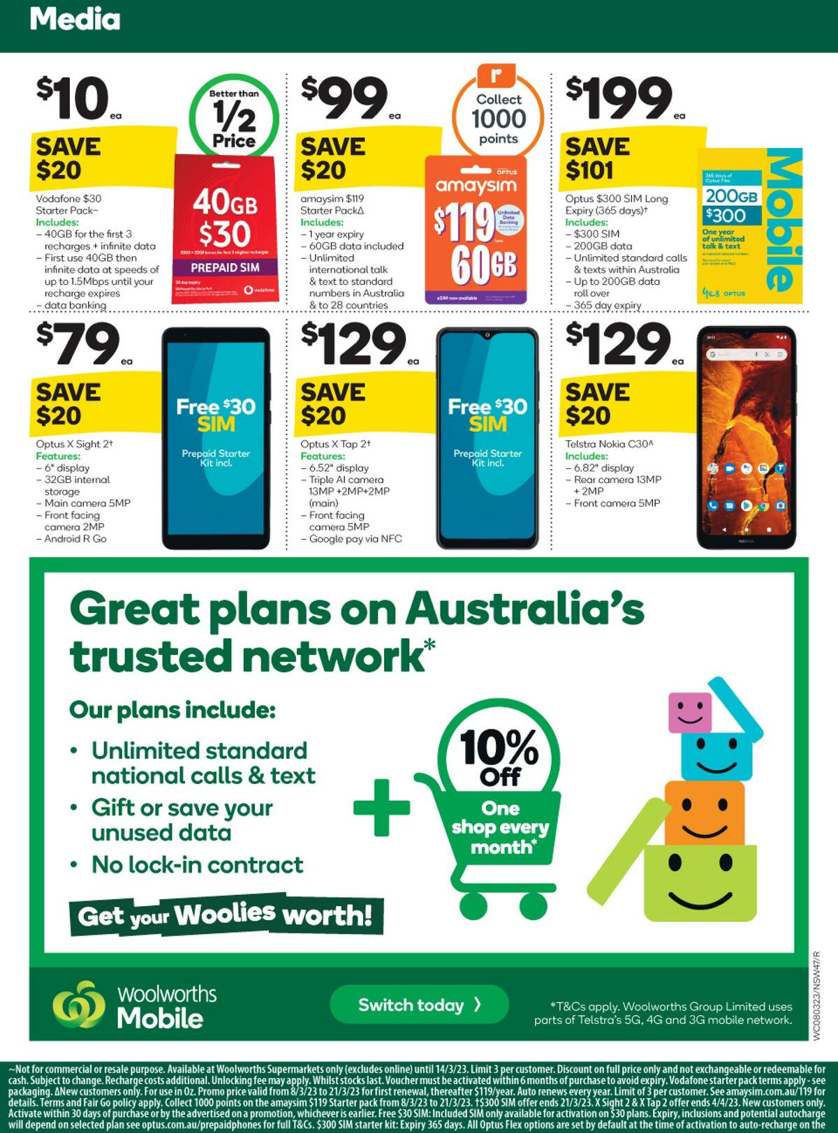 Woolworths Catalogues from 8 March