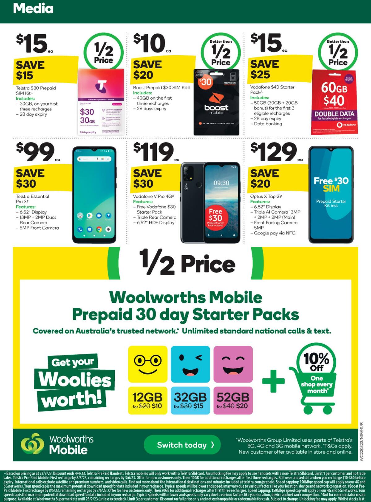 Woolworths Catalogues from 22 March