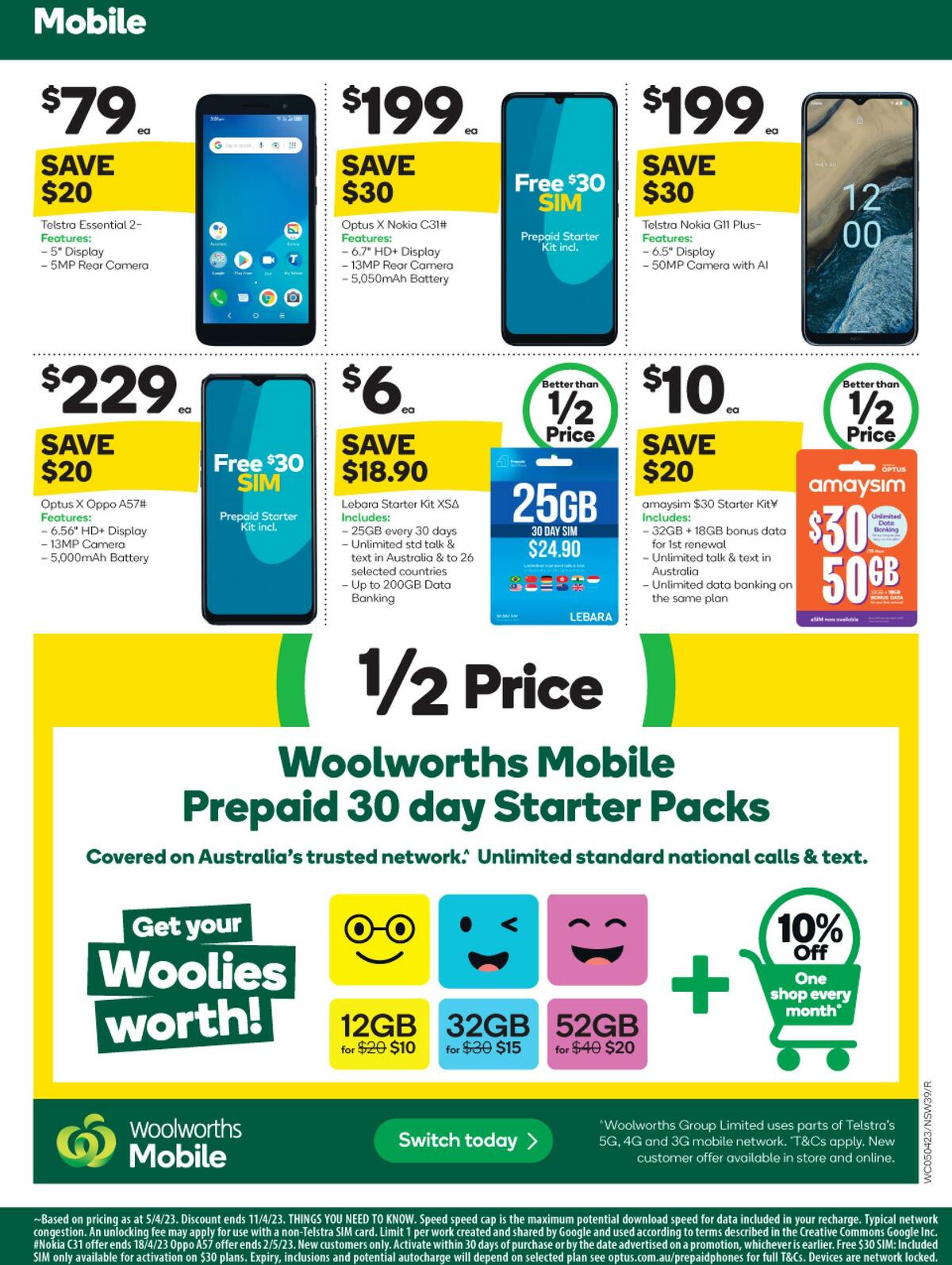 Woolworths Catalogues from 5 April