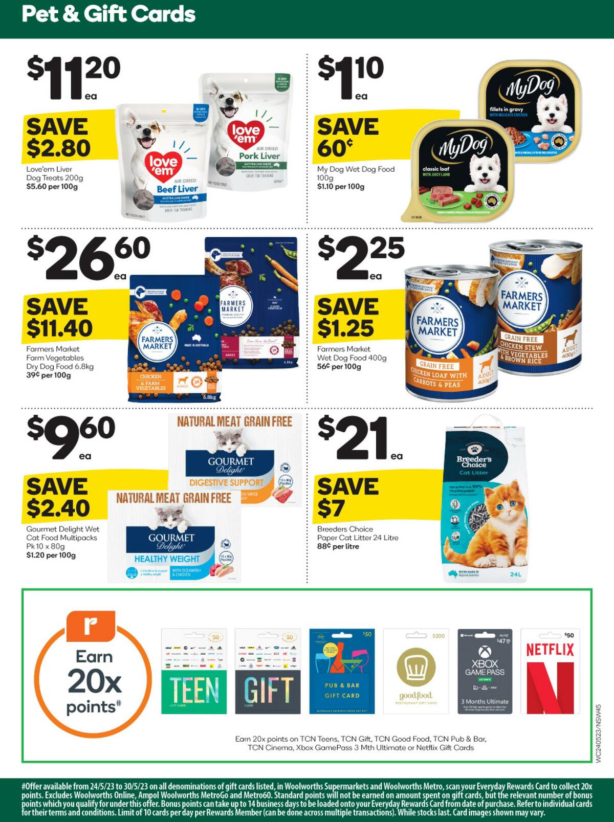 Woolworths Catalogues from 24 May