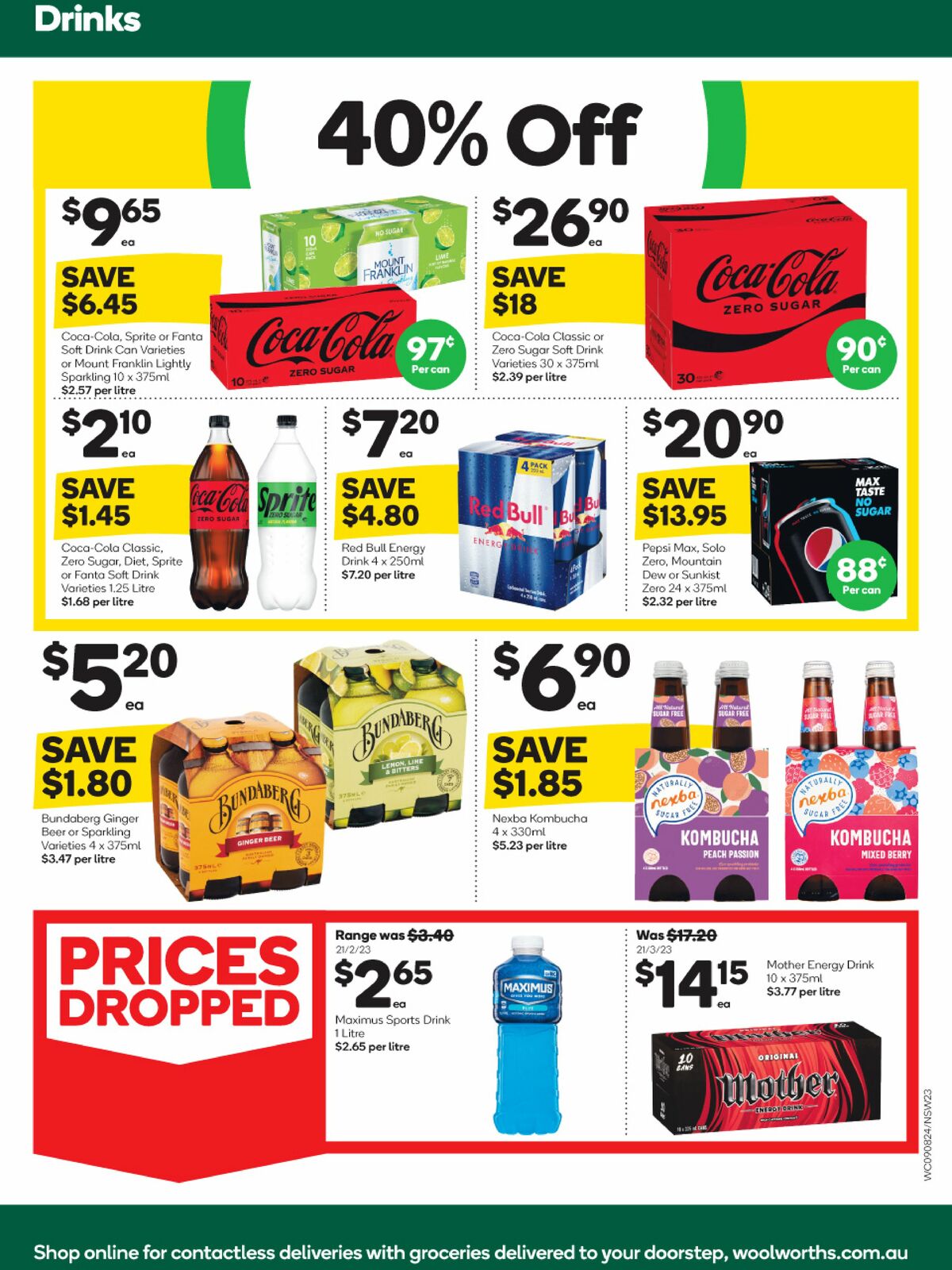 Woolworths Catalogues from 9 August