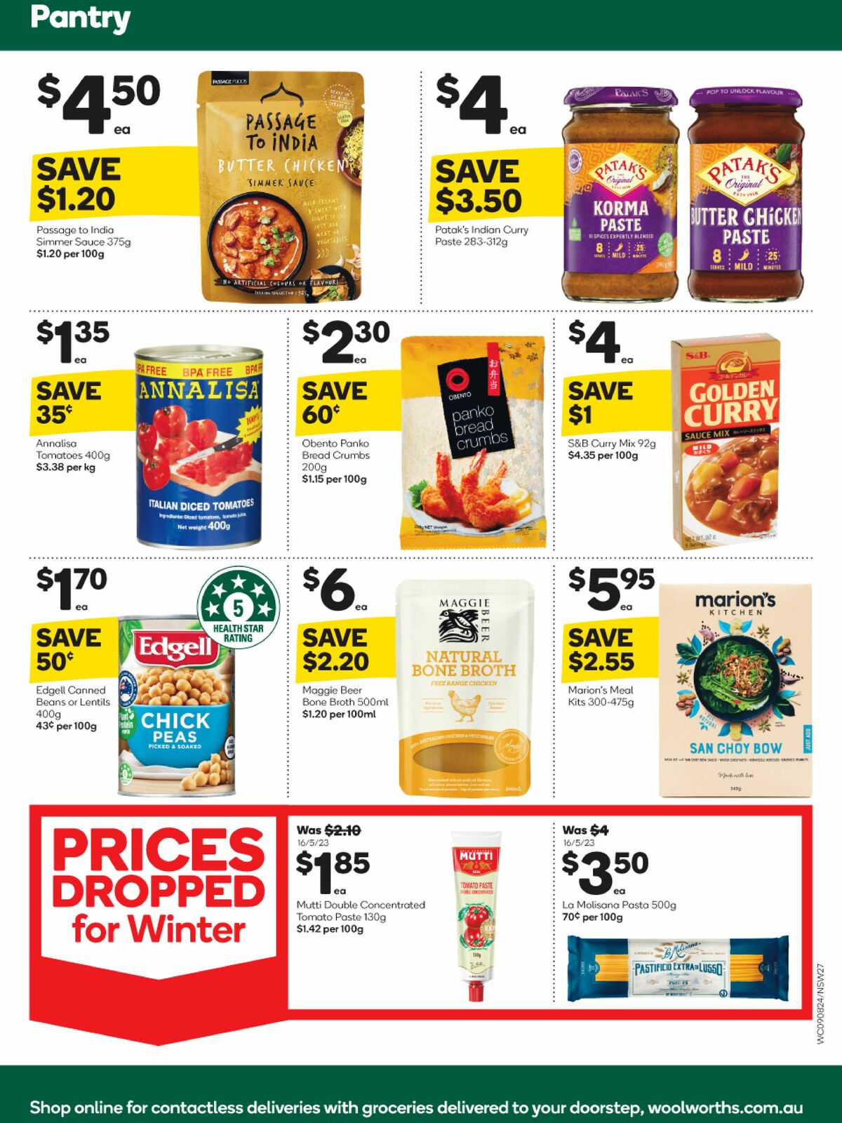 Woolworths Catalogues from 9 August