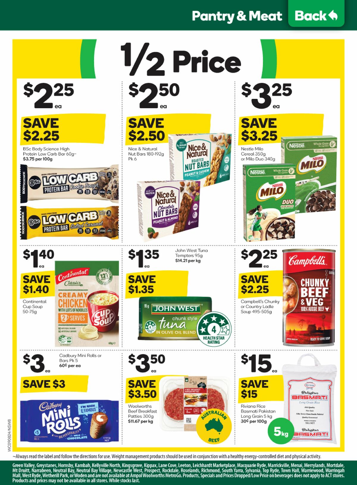 Woolworths Catalogues from 9 August