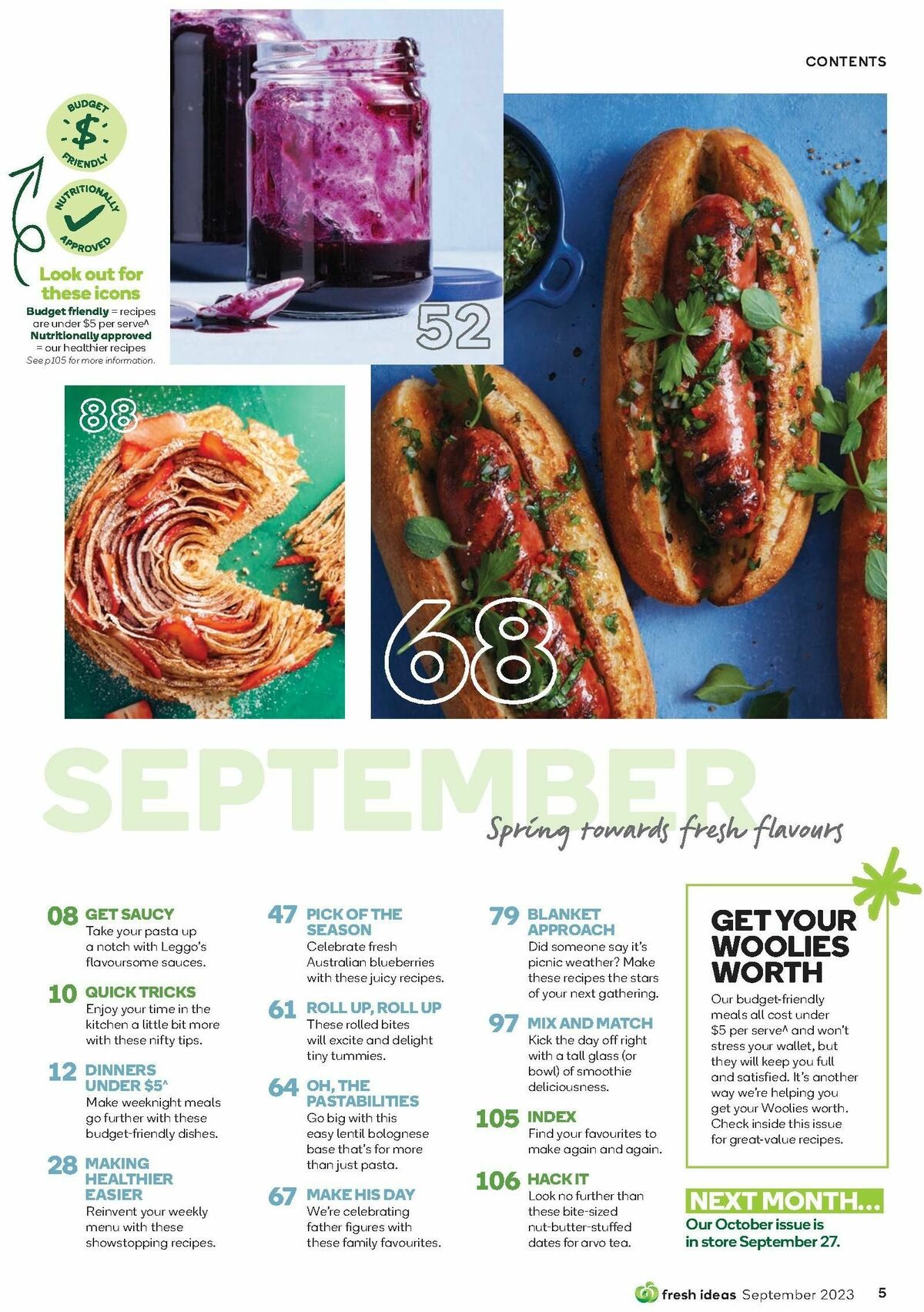 Woolworths Magazine September Catalogues from 1 September