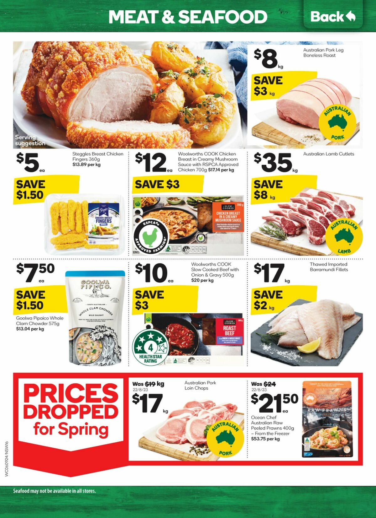 Woolworths Catalogues from 6 September