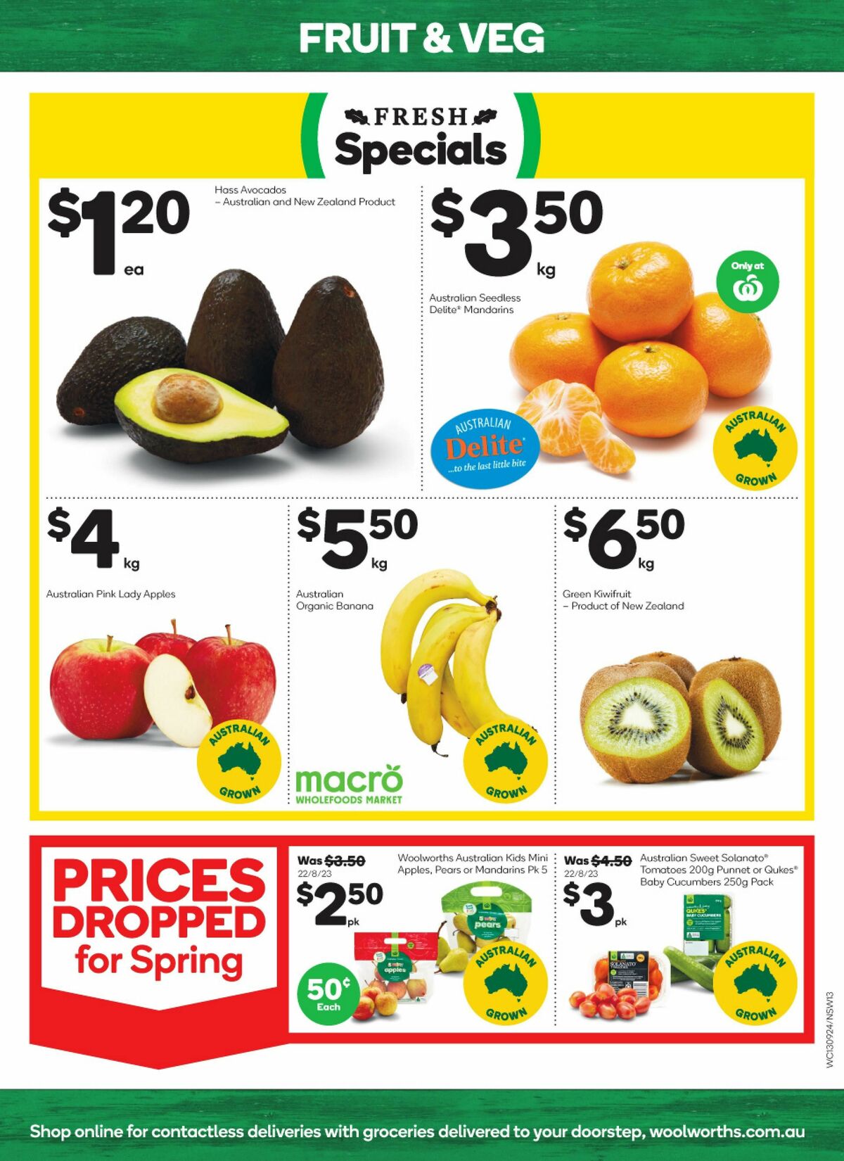 Woolworths Catalogues from 13 September