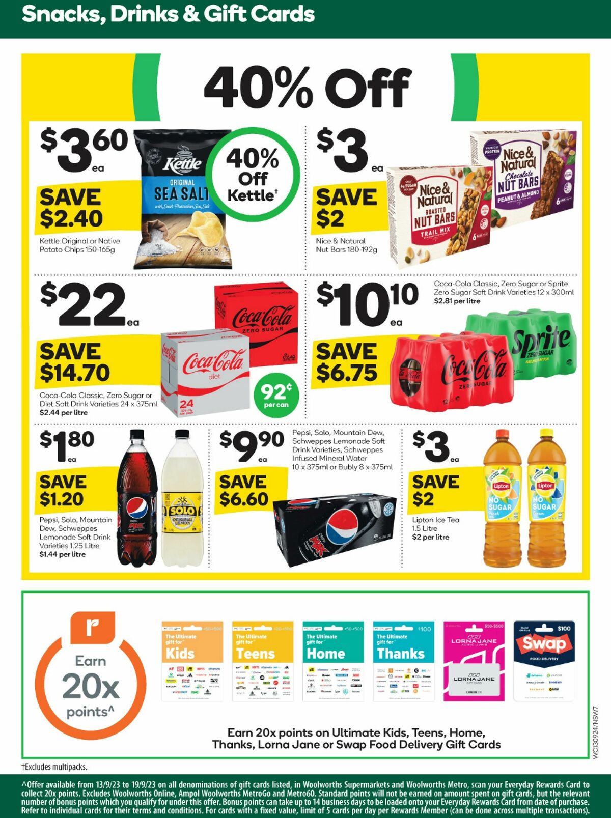 Woolworths Catalogues from 13 September