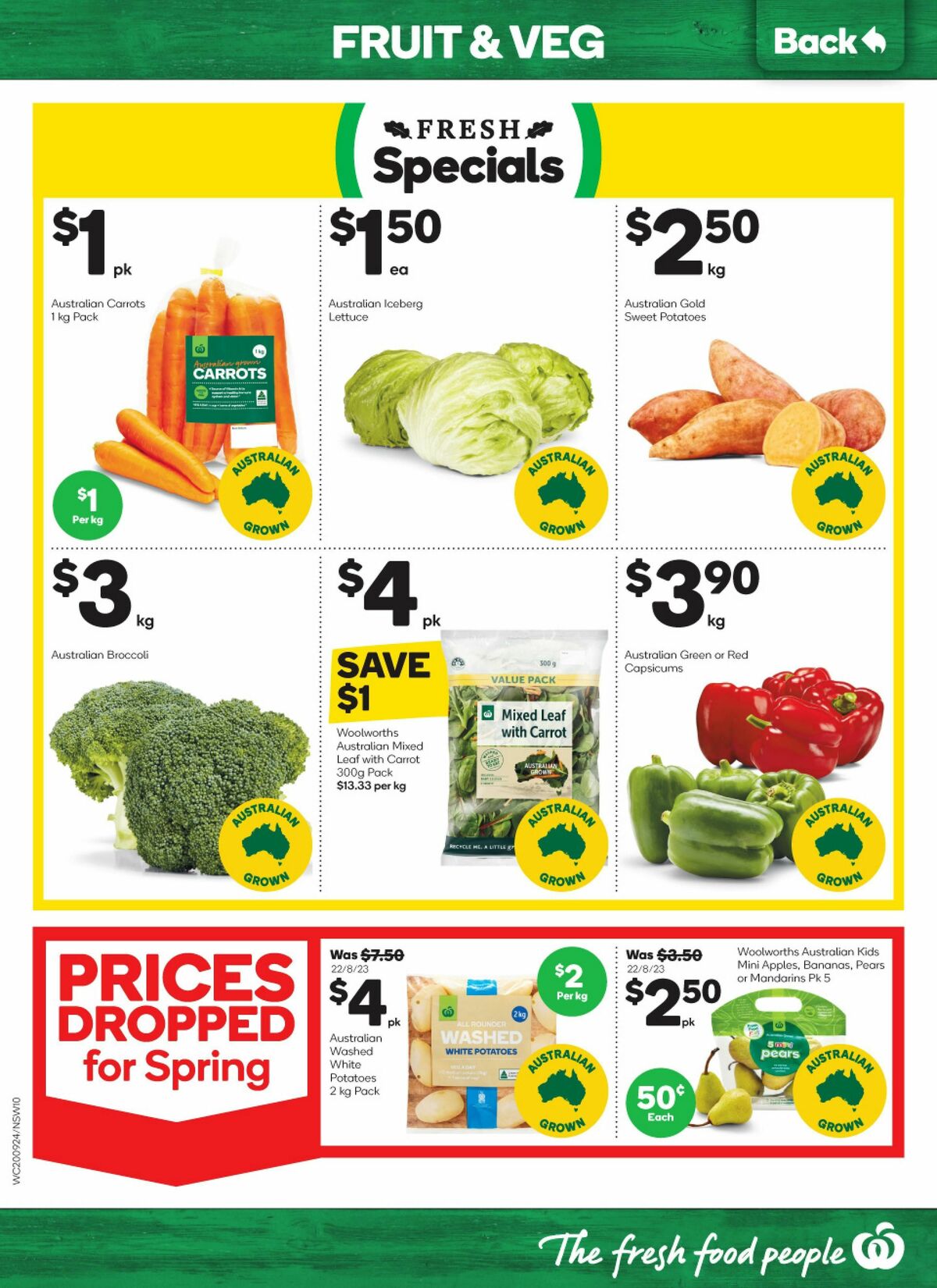 Woolworths Catalogues from 20 September