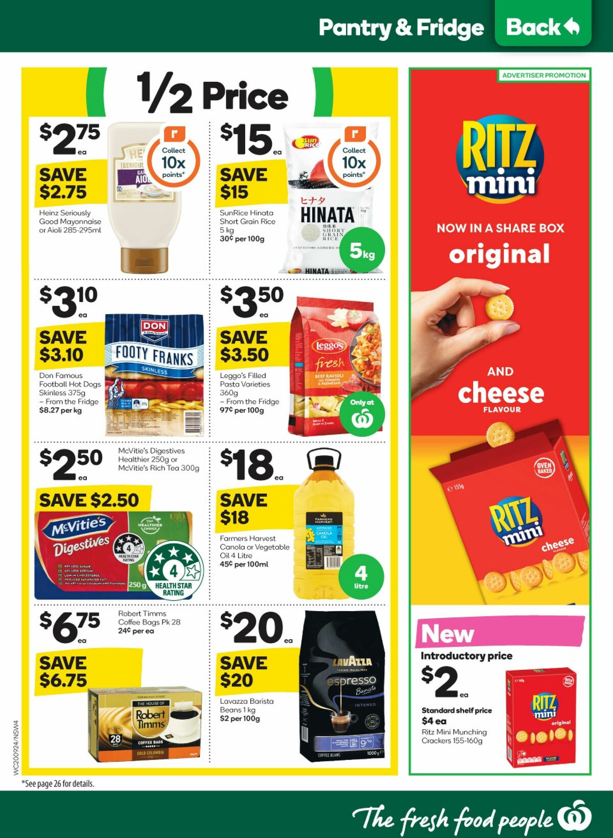 Woolworths Catalogues from 20 September