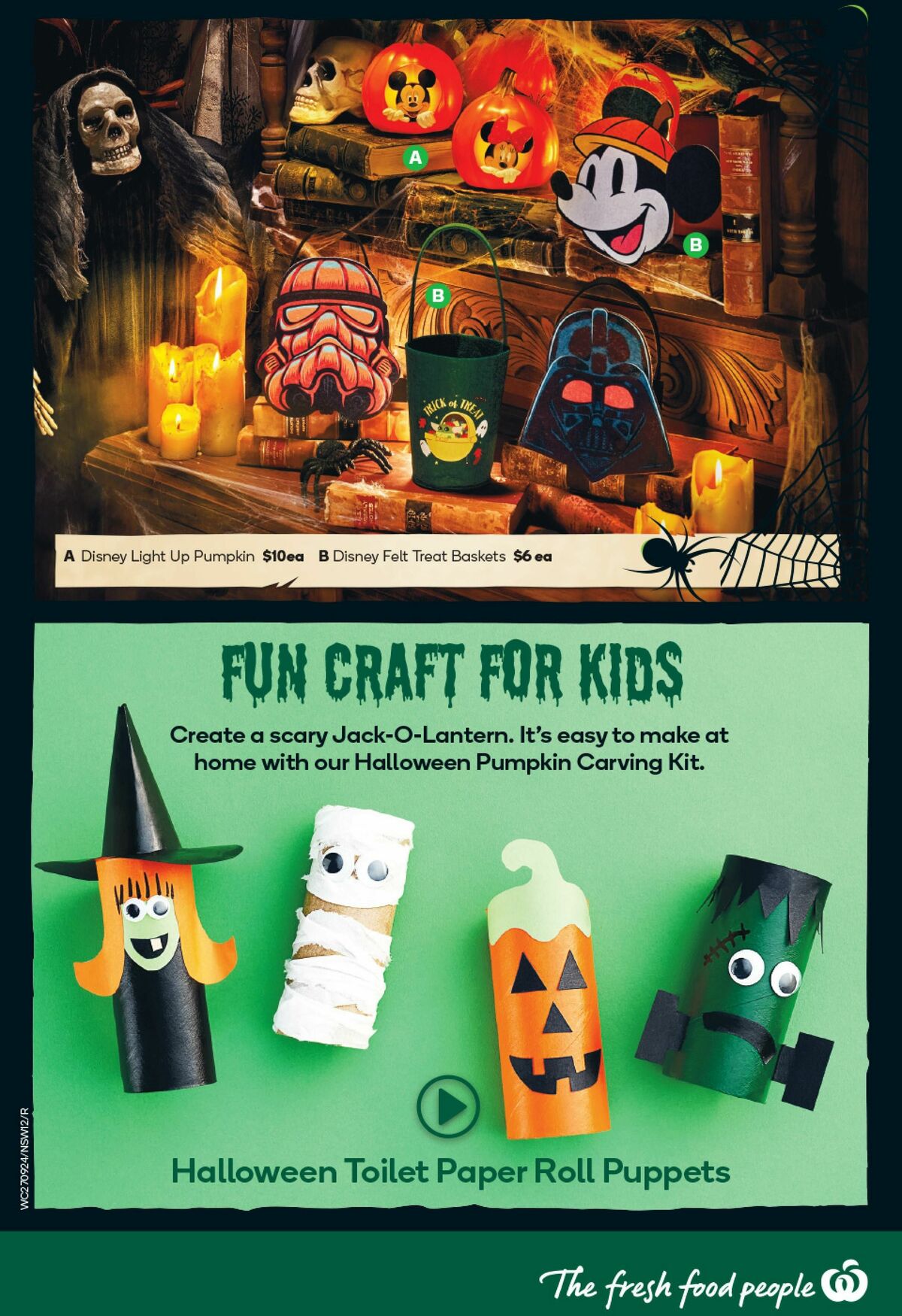 Woolworths Happy Halloween Catalogues from 27 September