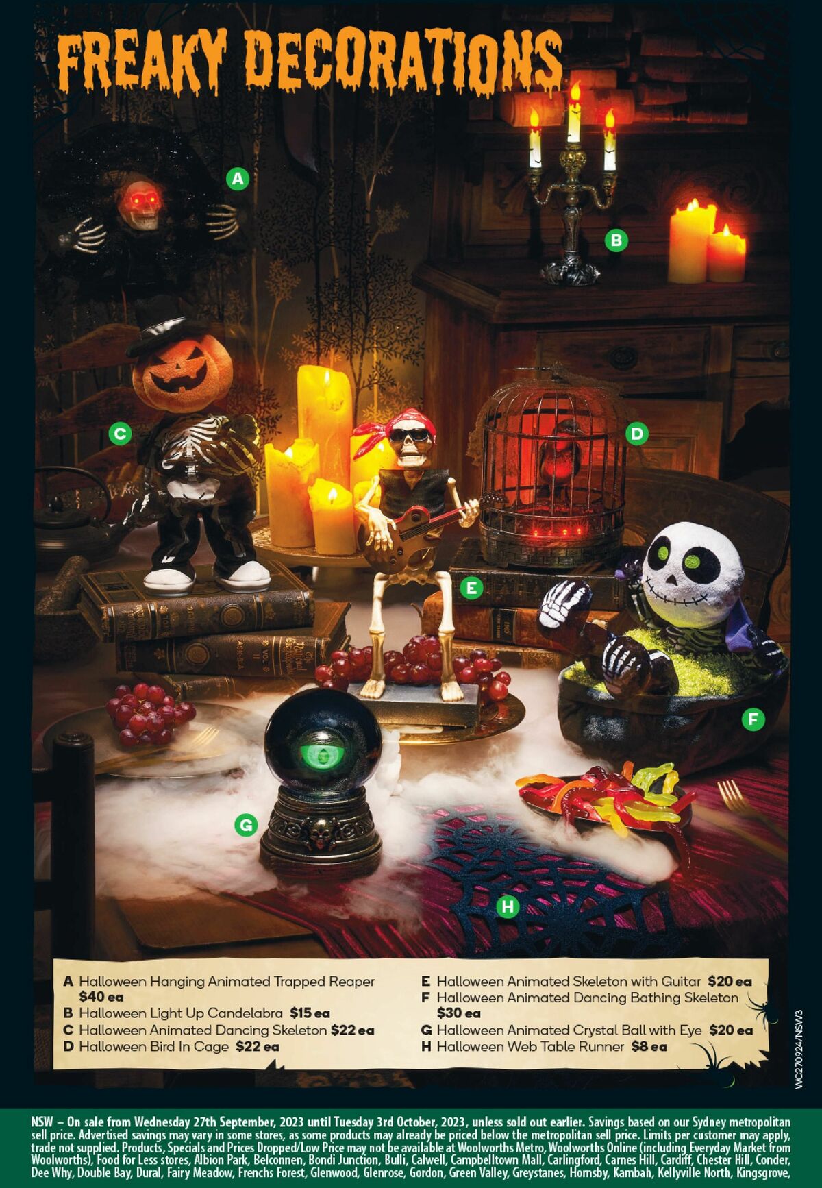 Woolworths Happy Halloween Catalogues from 27 September