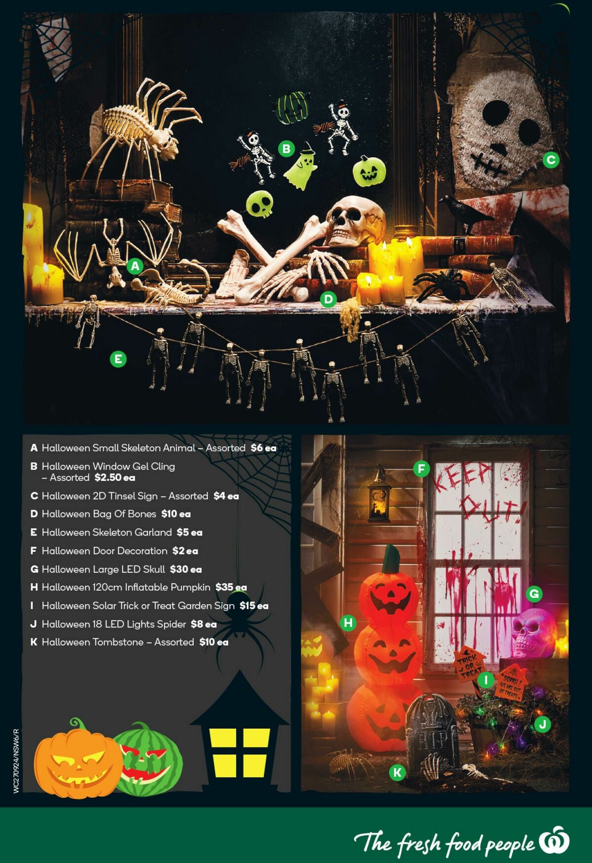 Woolworths Happy Halloween Catalogues from 27 September