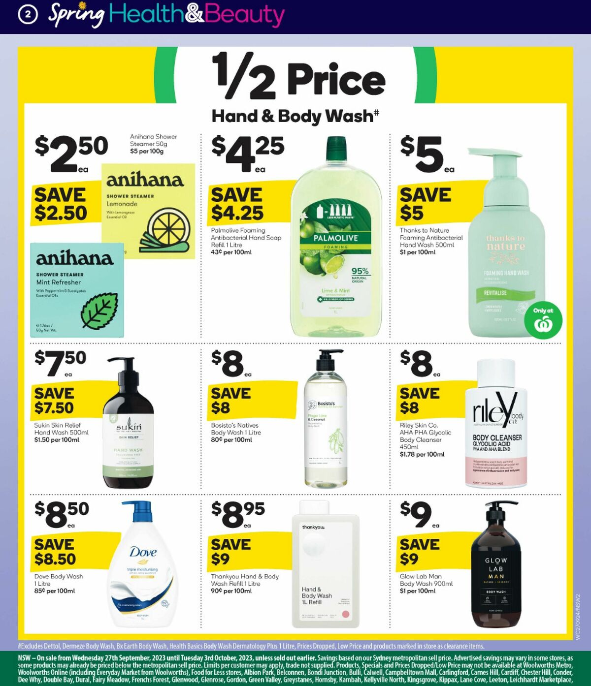 Woolworths Spring Health & Beauty Catalogues from 27 September