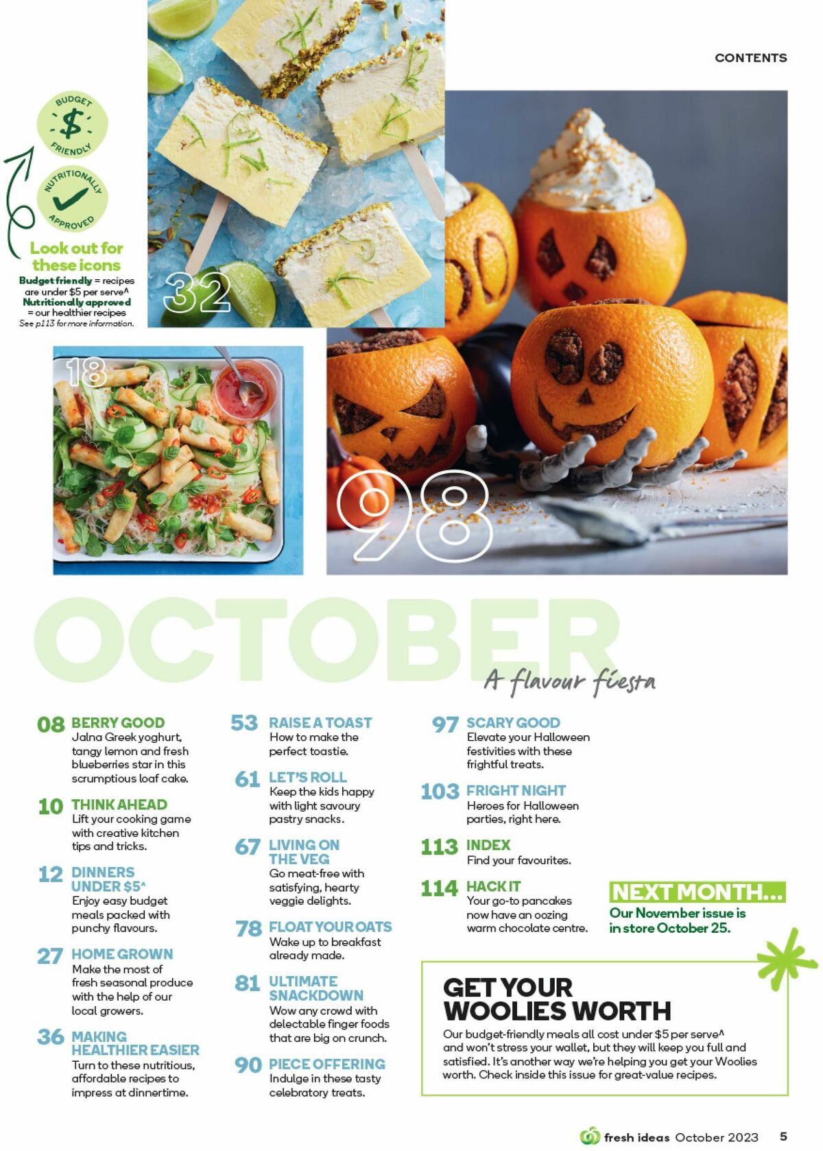 Woolworths Fresh Ideas Magazine October Catalogues from 1 October