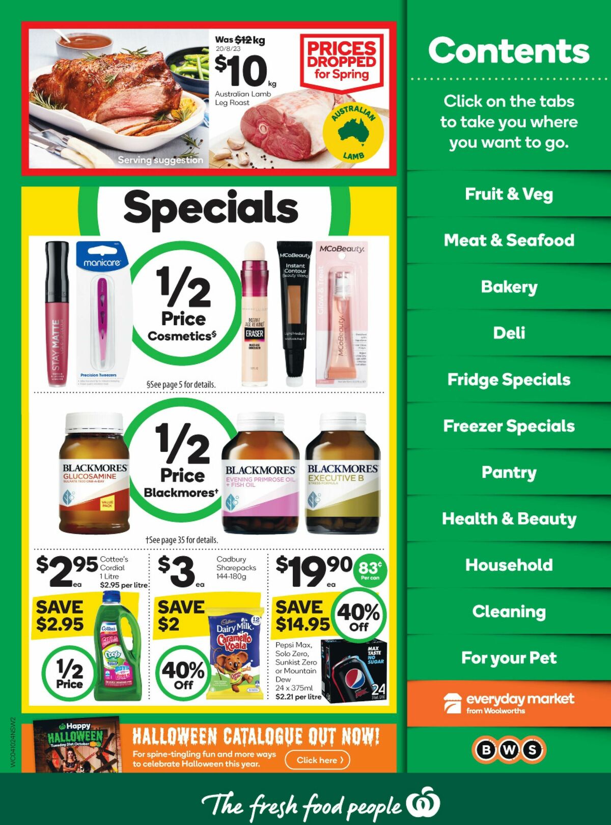 Woolworths Catalogues from 4 October