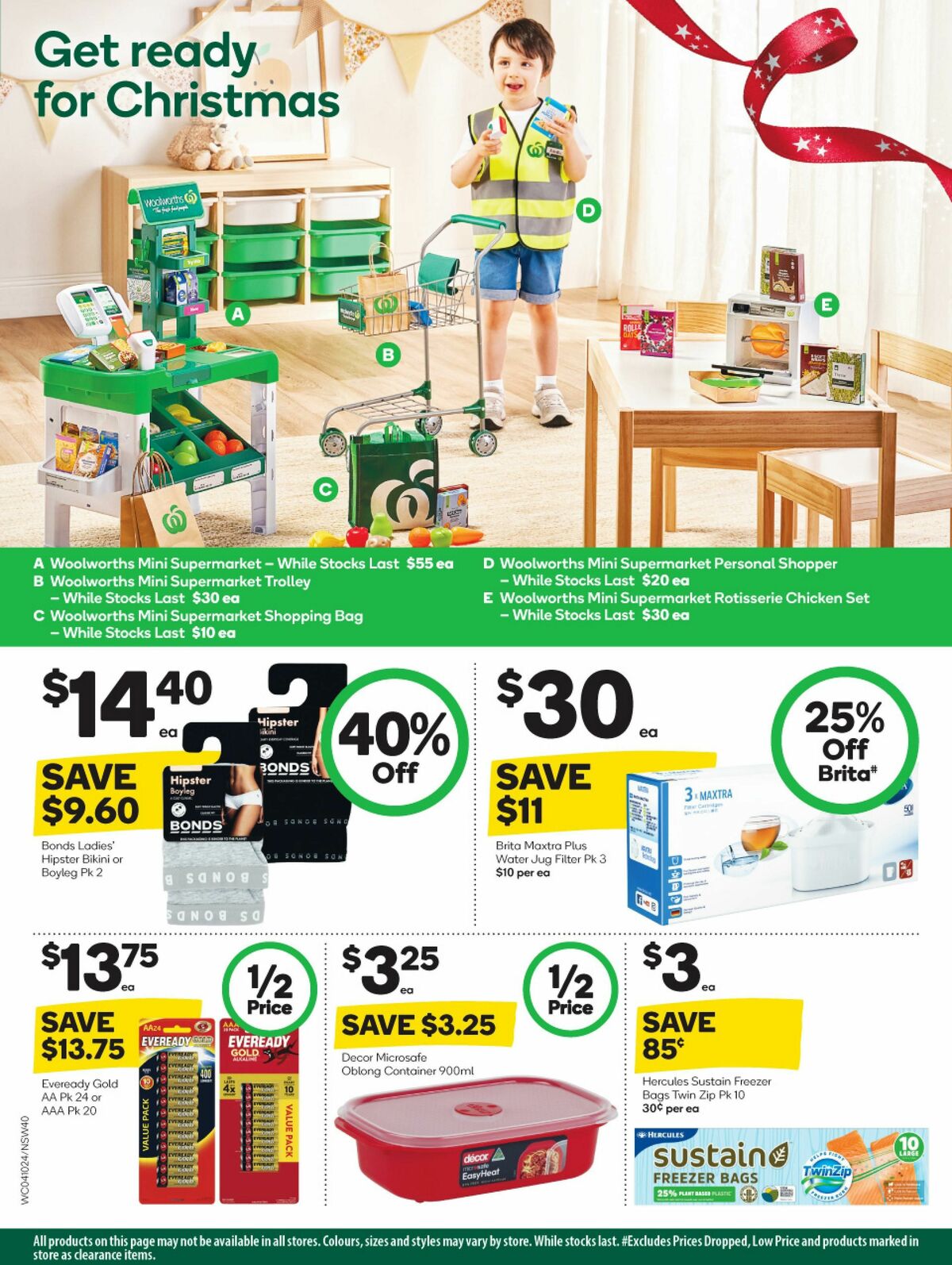 Woolworths Catalogues from 4 October