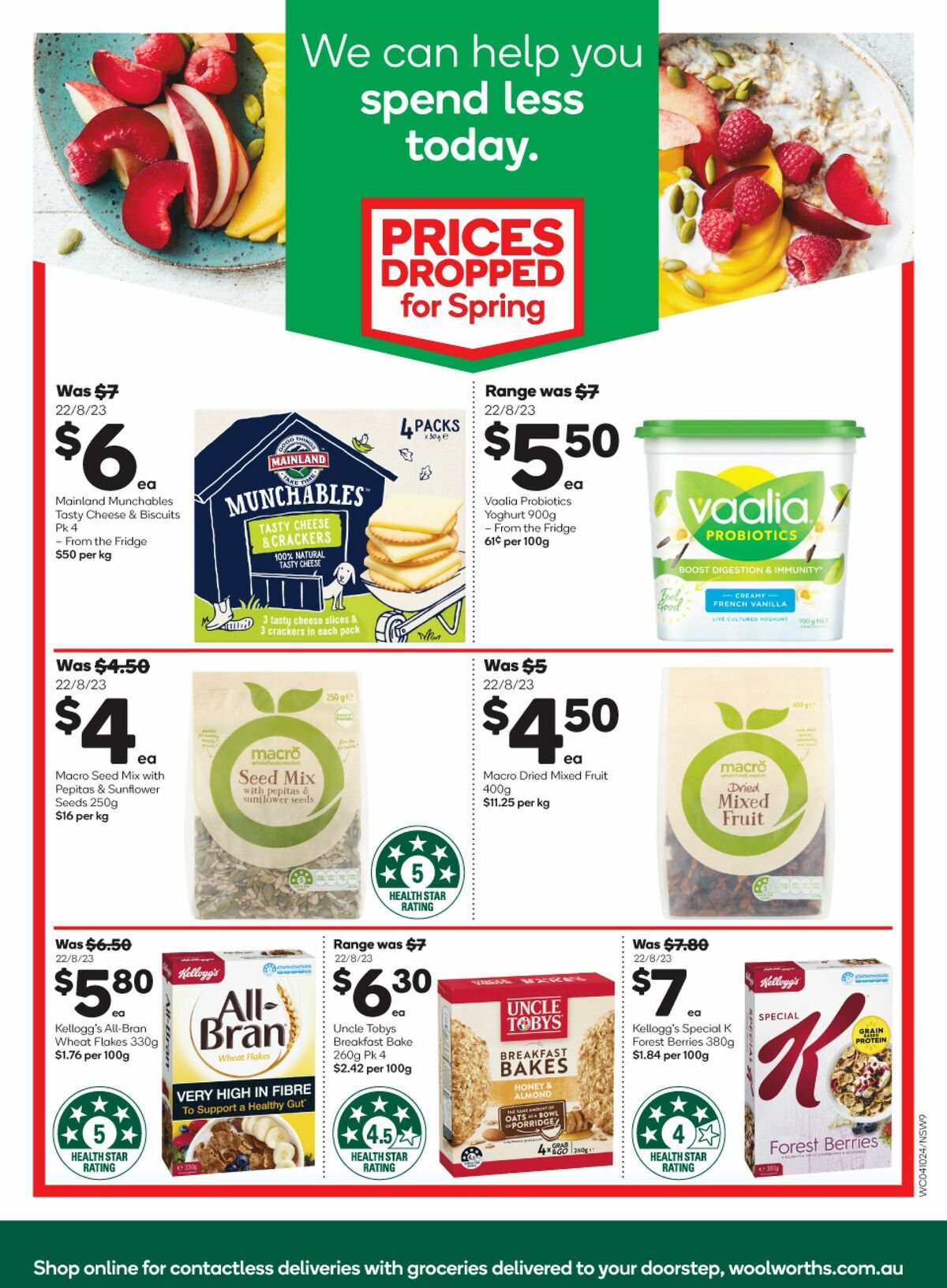 Woolworths Catalogues from 4 October