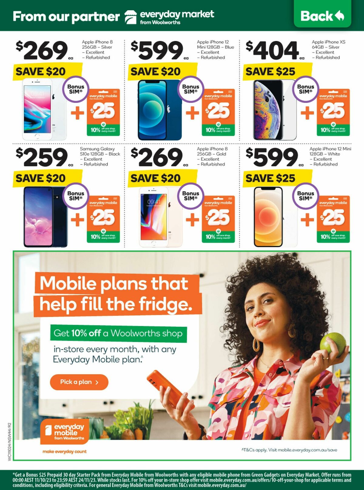 Woolworths Catalogues from 11 October