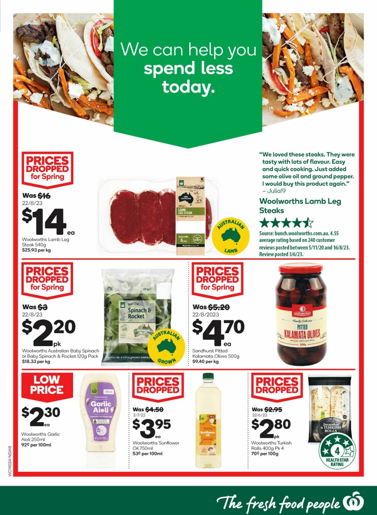 Woolworths Catalogues from 11 October