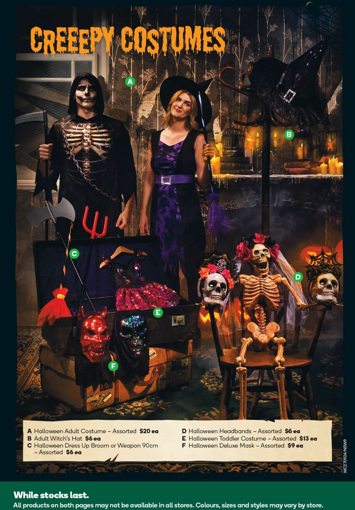 Woolworths Happy Halloween Catalogues from 3 October