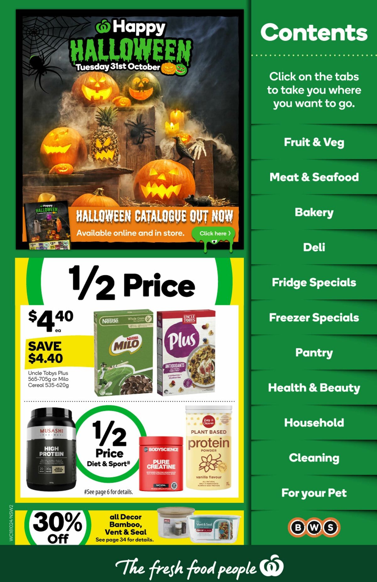 Woolworths Catalogues from 18 October