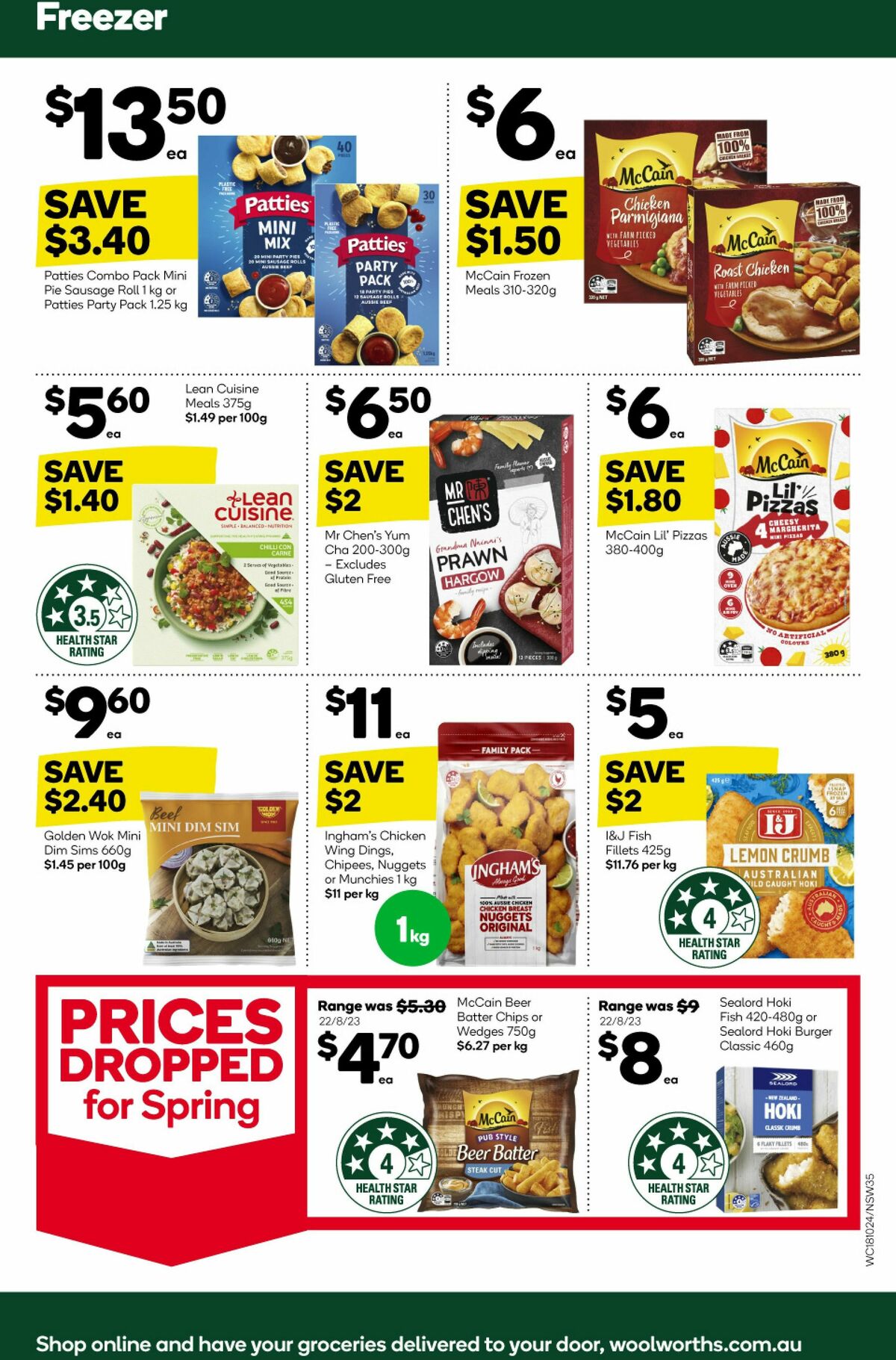 Woolworths Catalogues from 18 October