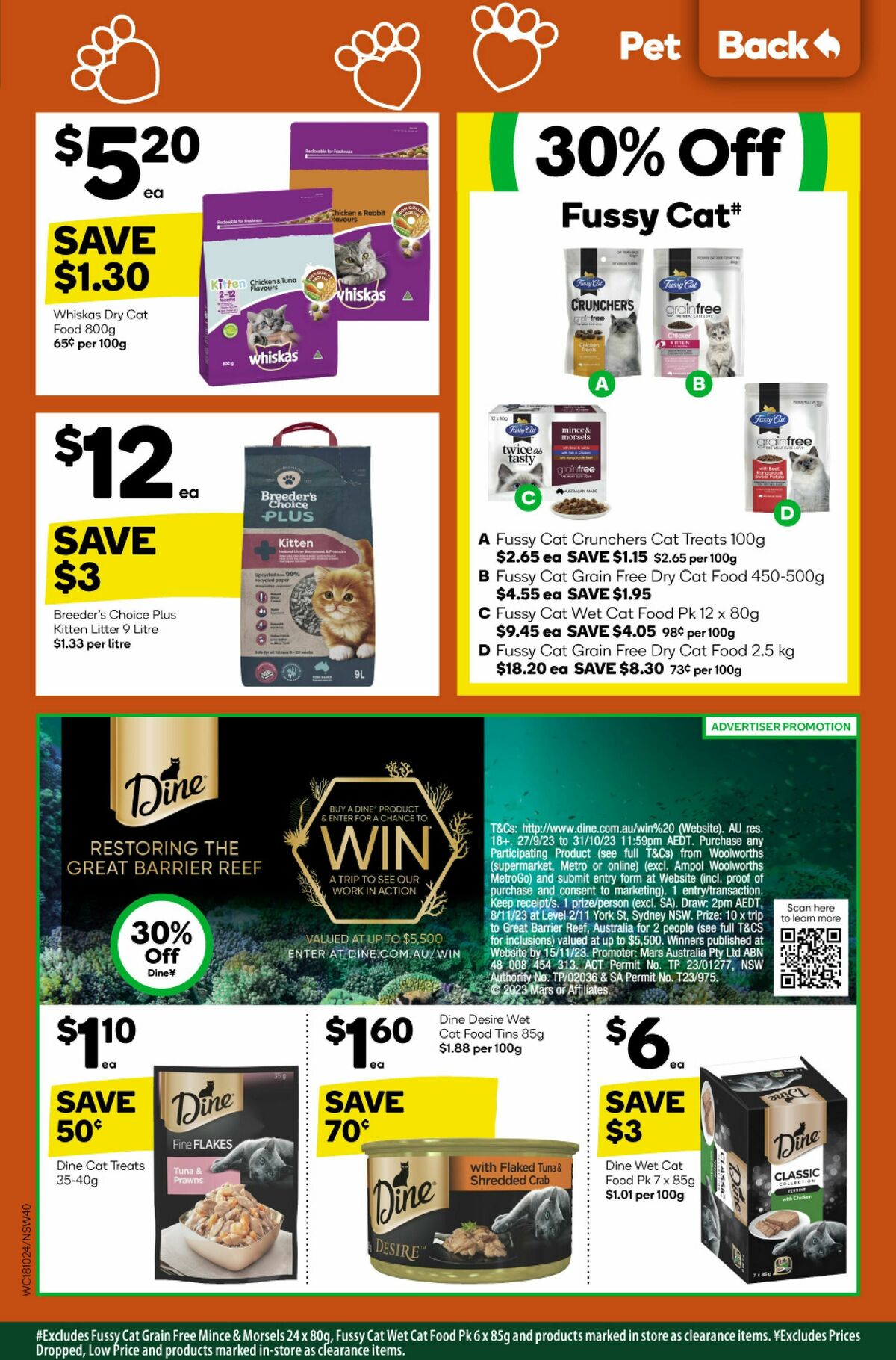 Woolworths Catalogues from 18 October