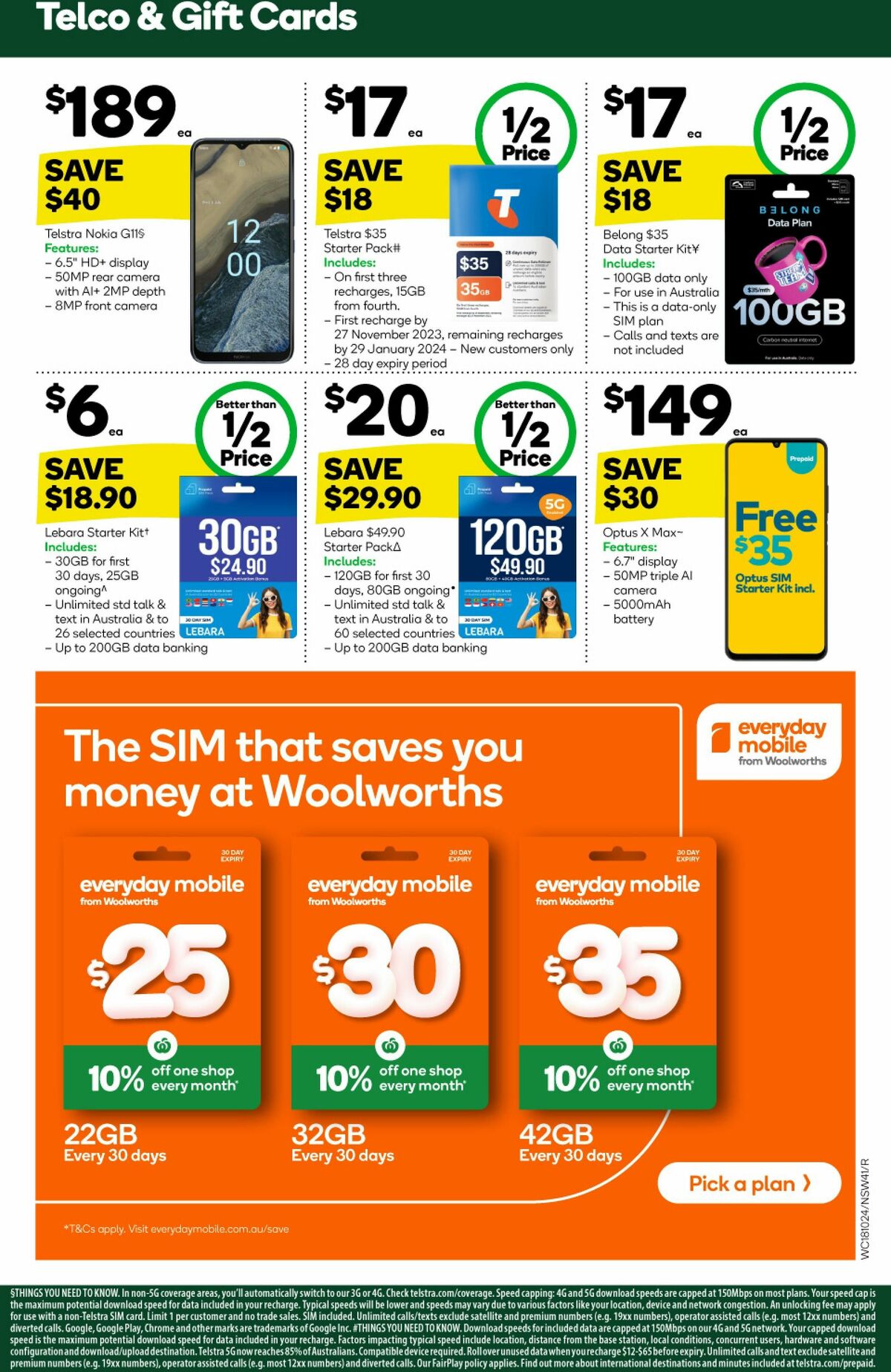 Woolworths Catalogues from 18 October