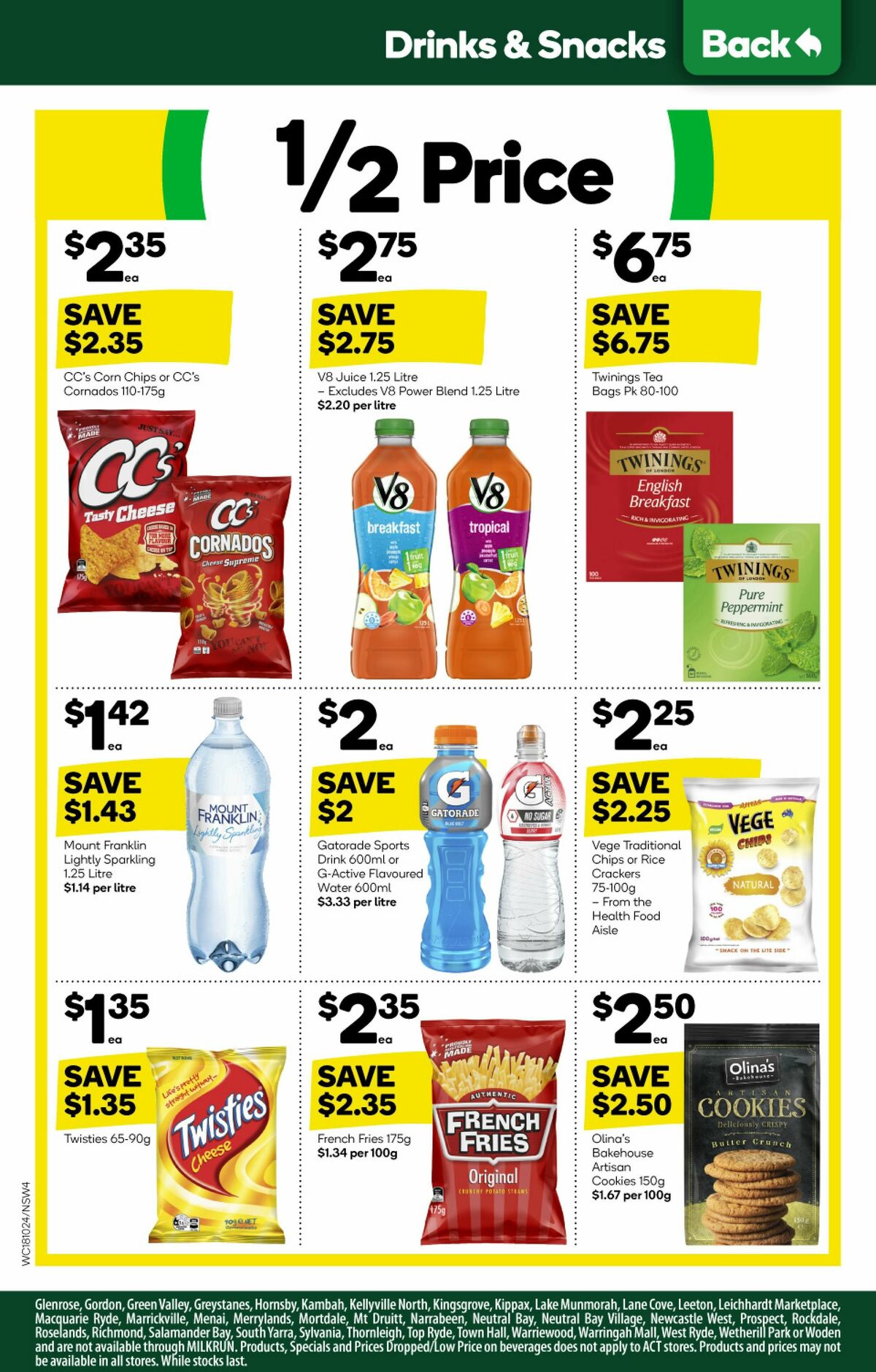 Woolworths Catalogues from 18 October