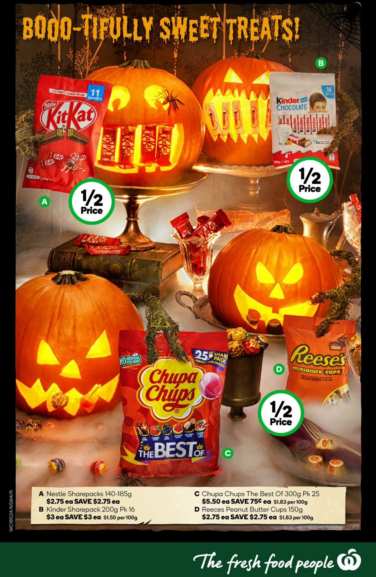 Woolworths Happy Halloween Catalogues from 18 October