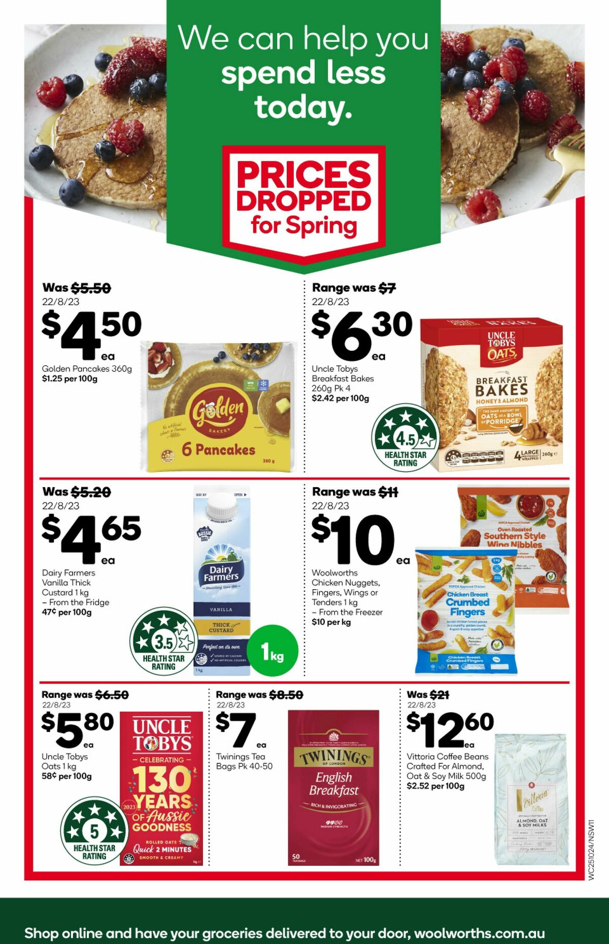 Woolworths Catalogues from 25 October