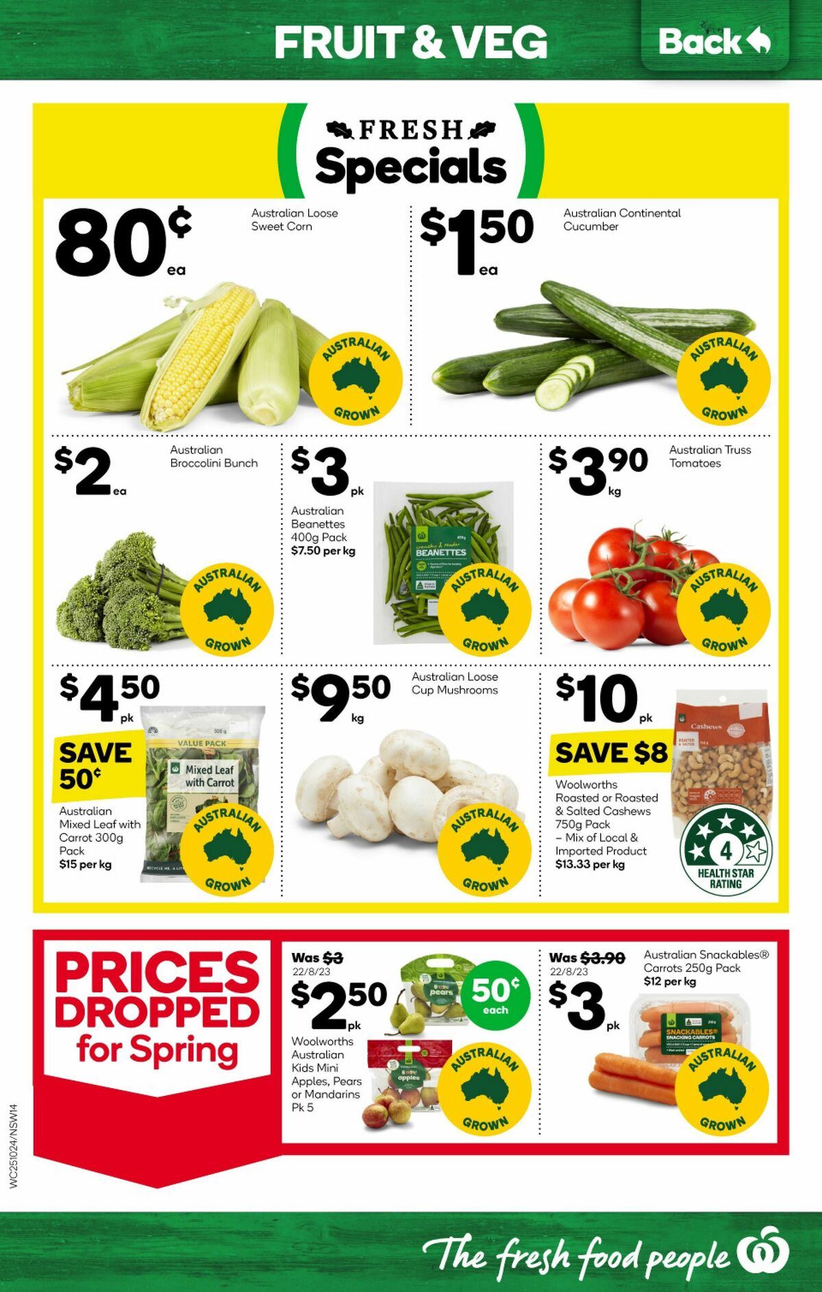 Woolworths Catalogues from 25 October