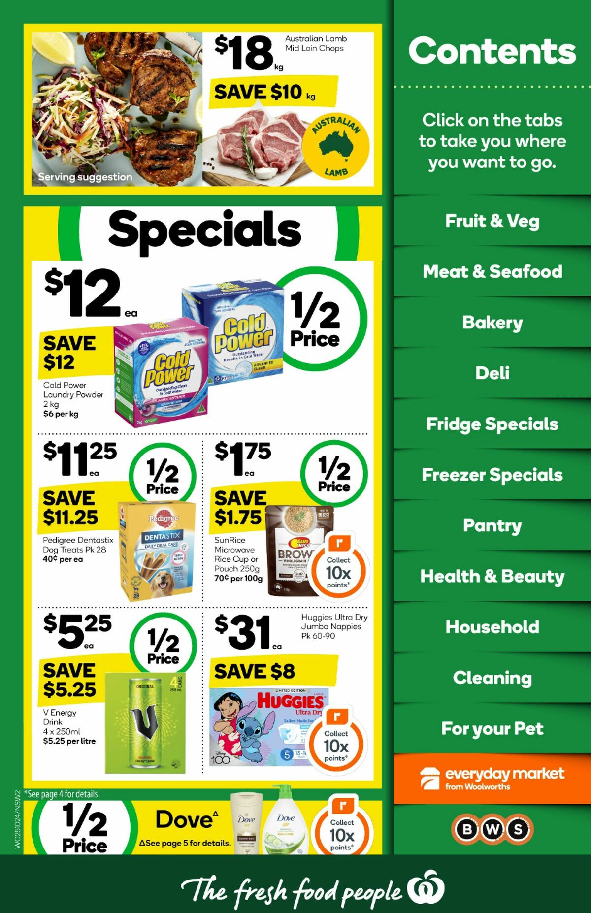 Woolworths Catalogues from 25 October