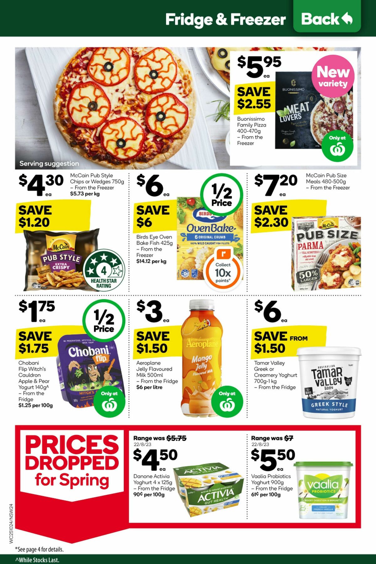 Woolworths Catalogues from 25 October