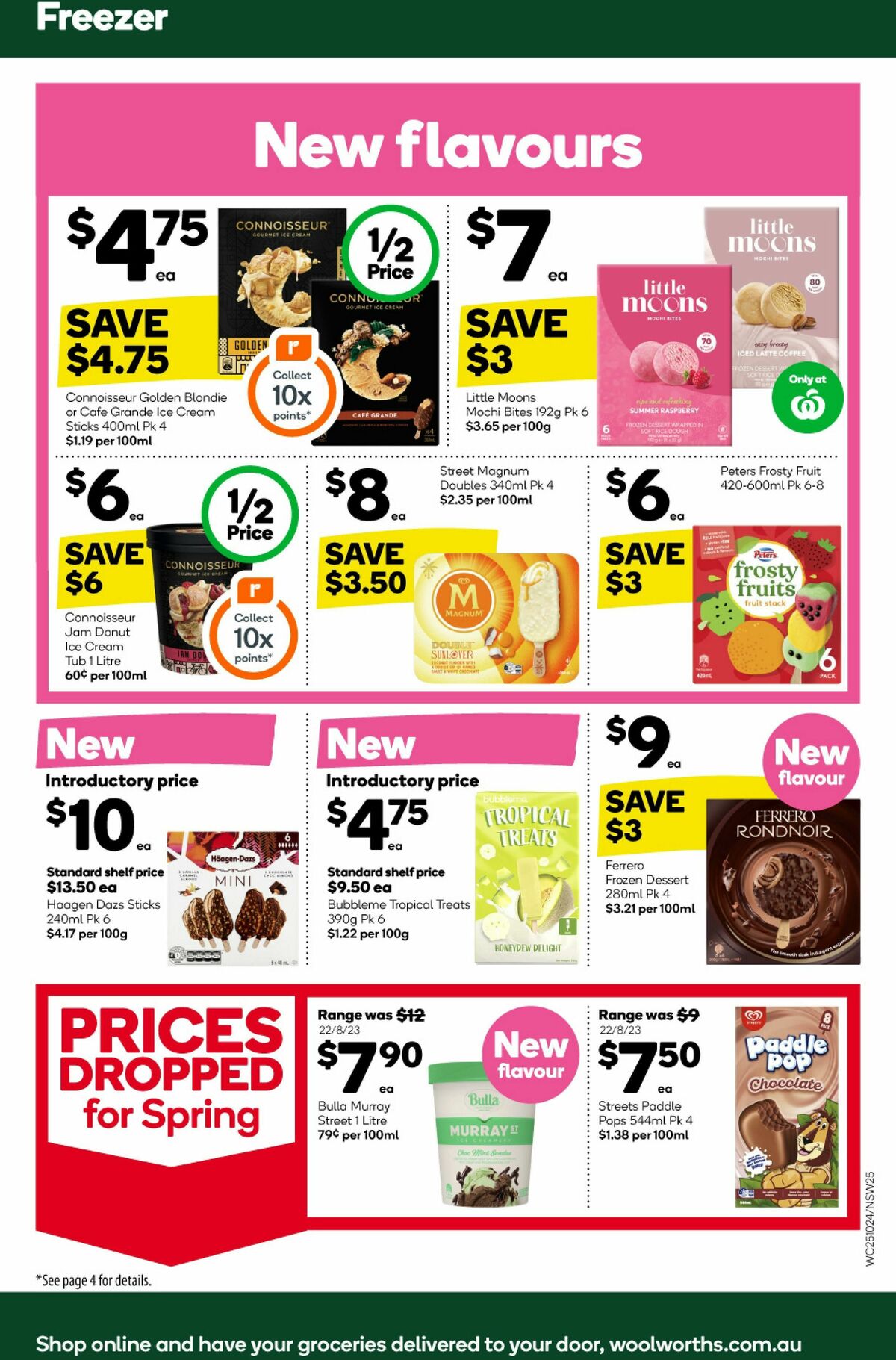 Woolworths Catalogues from 25 October