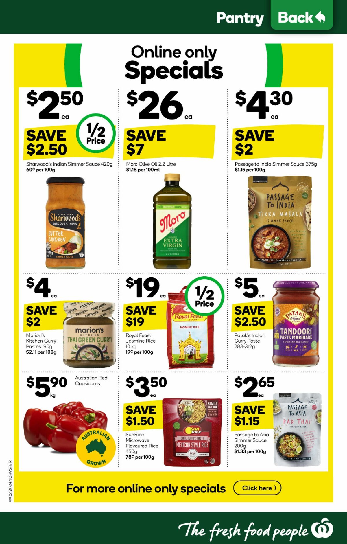 Woolworths Catalogues from 25 October