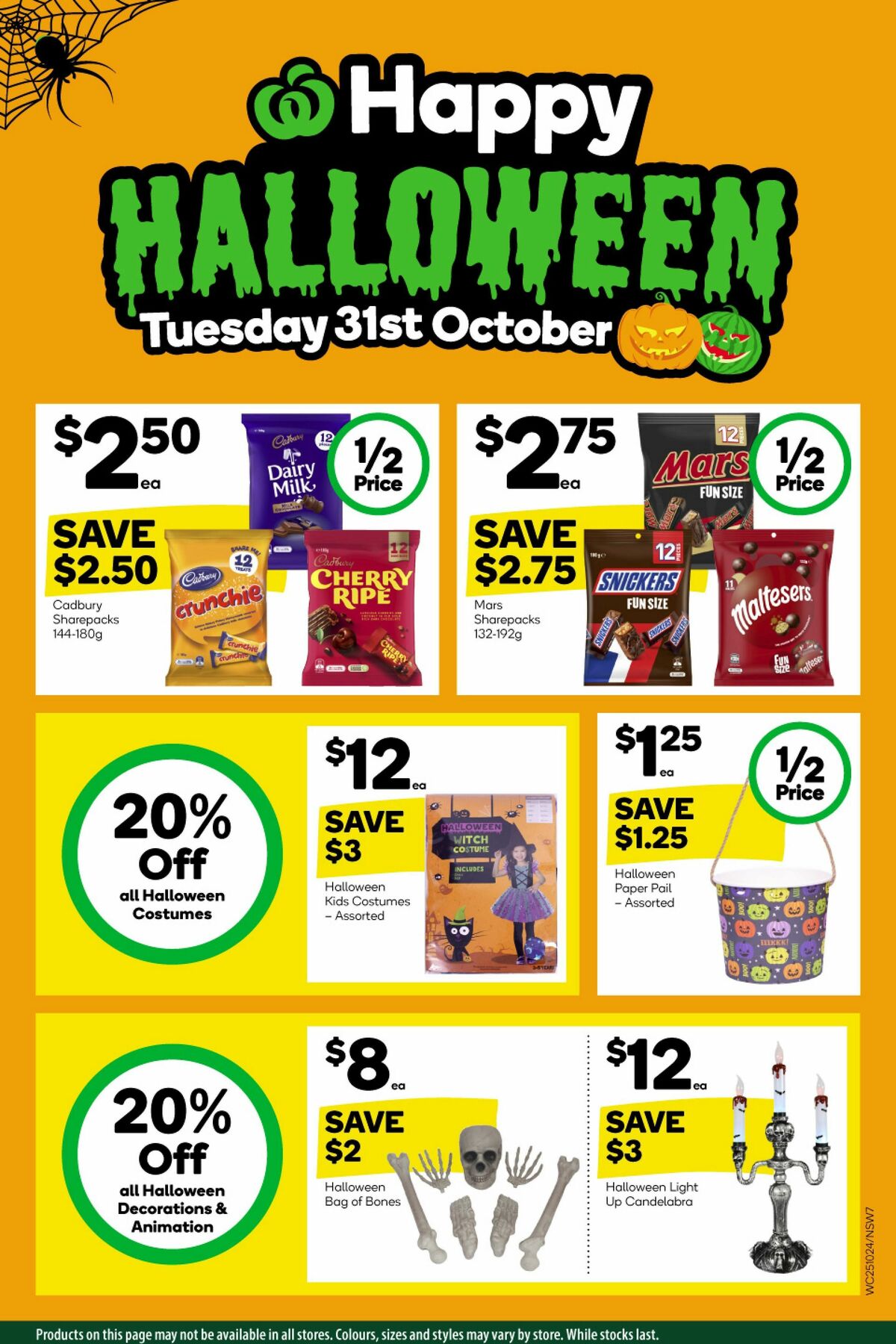 Woolworths Catalogues from 25 October