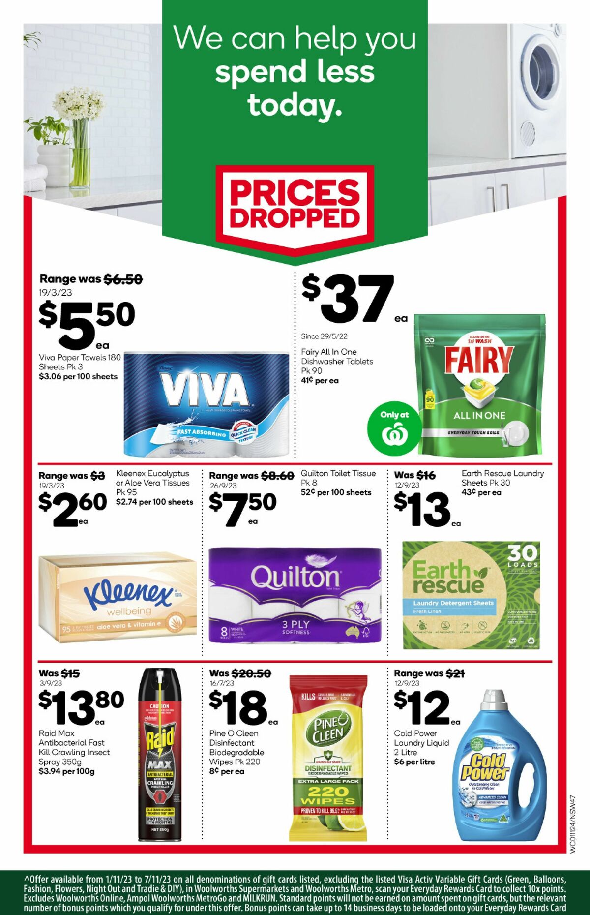 Woolworths Catalogues from 1 November