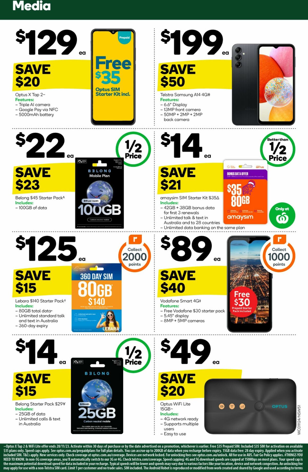 Woolworths Catalogues from 1 November