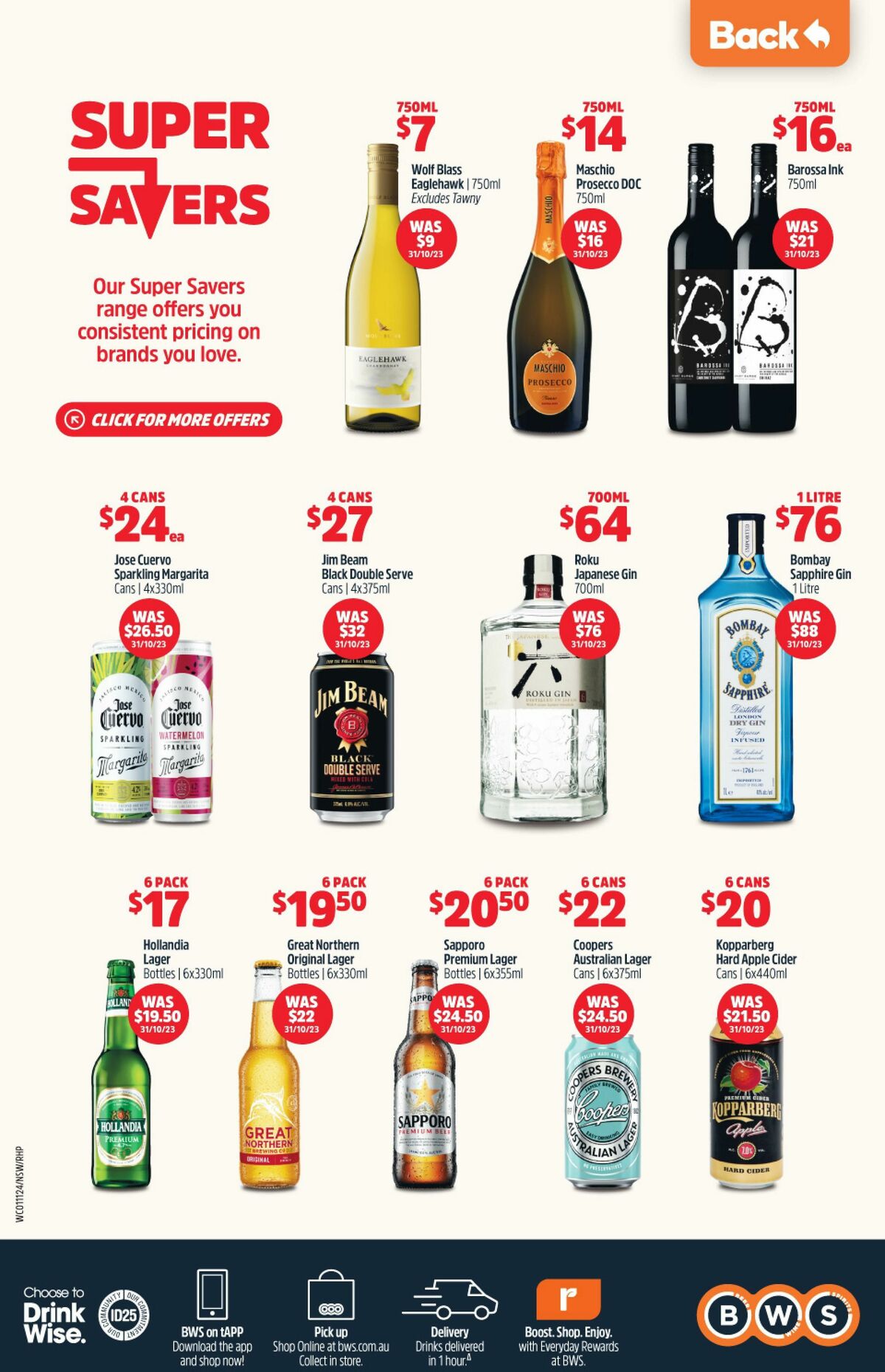 Woolworths Catalogues from 1 November