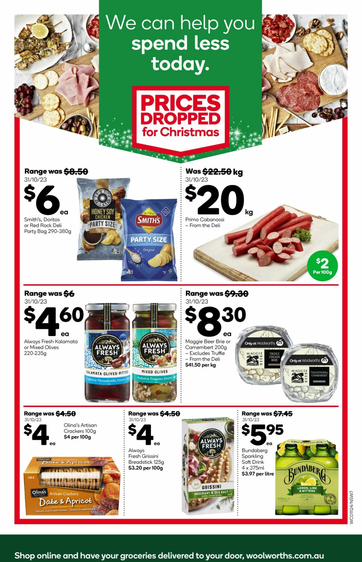 Woolworths Catalogues from 1 November